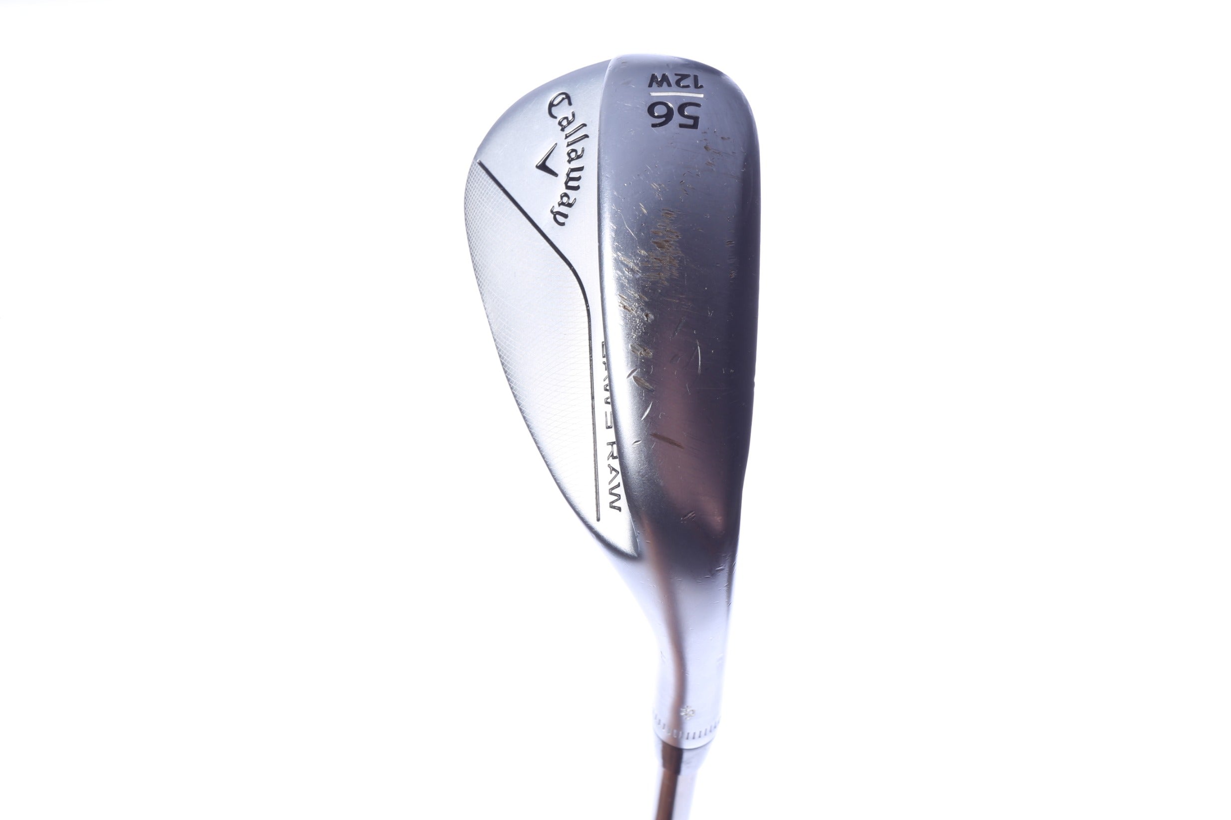 Used Callaway JAWS Raw Chrome Sand Wedge - Right-Handed - 56 Degrees - Ladies Flex