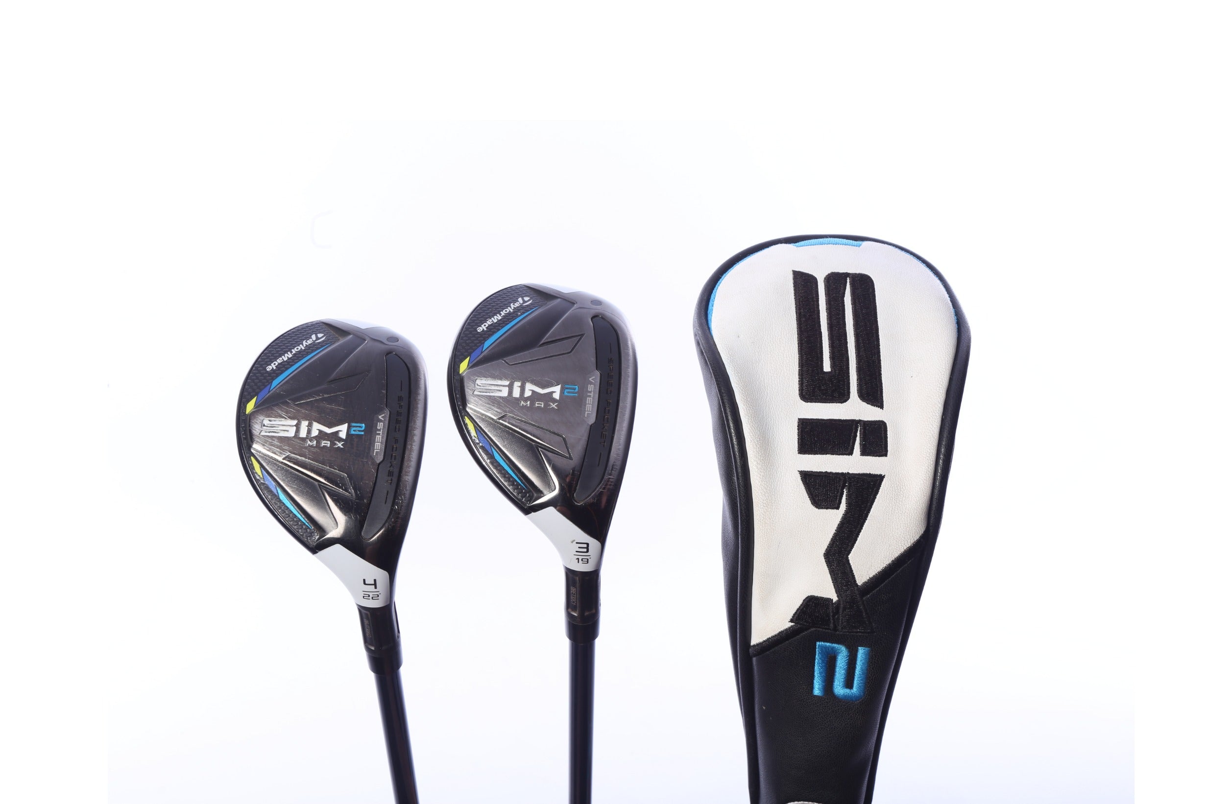 Used TaylorMade SIM2 MAX Rescue Hybrid Set - Right-Handed - 3H, 4H - Regular Flex-Next Round