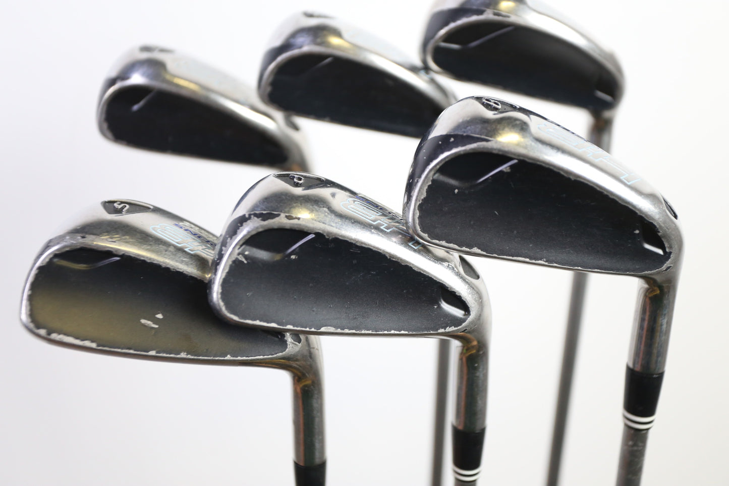 Used Cleveland Launcher HB Turbo Iron Set - Right-Handed - 5-8, PW, SW - Ladies Flex-Next Round