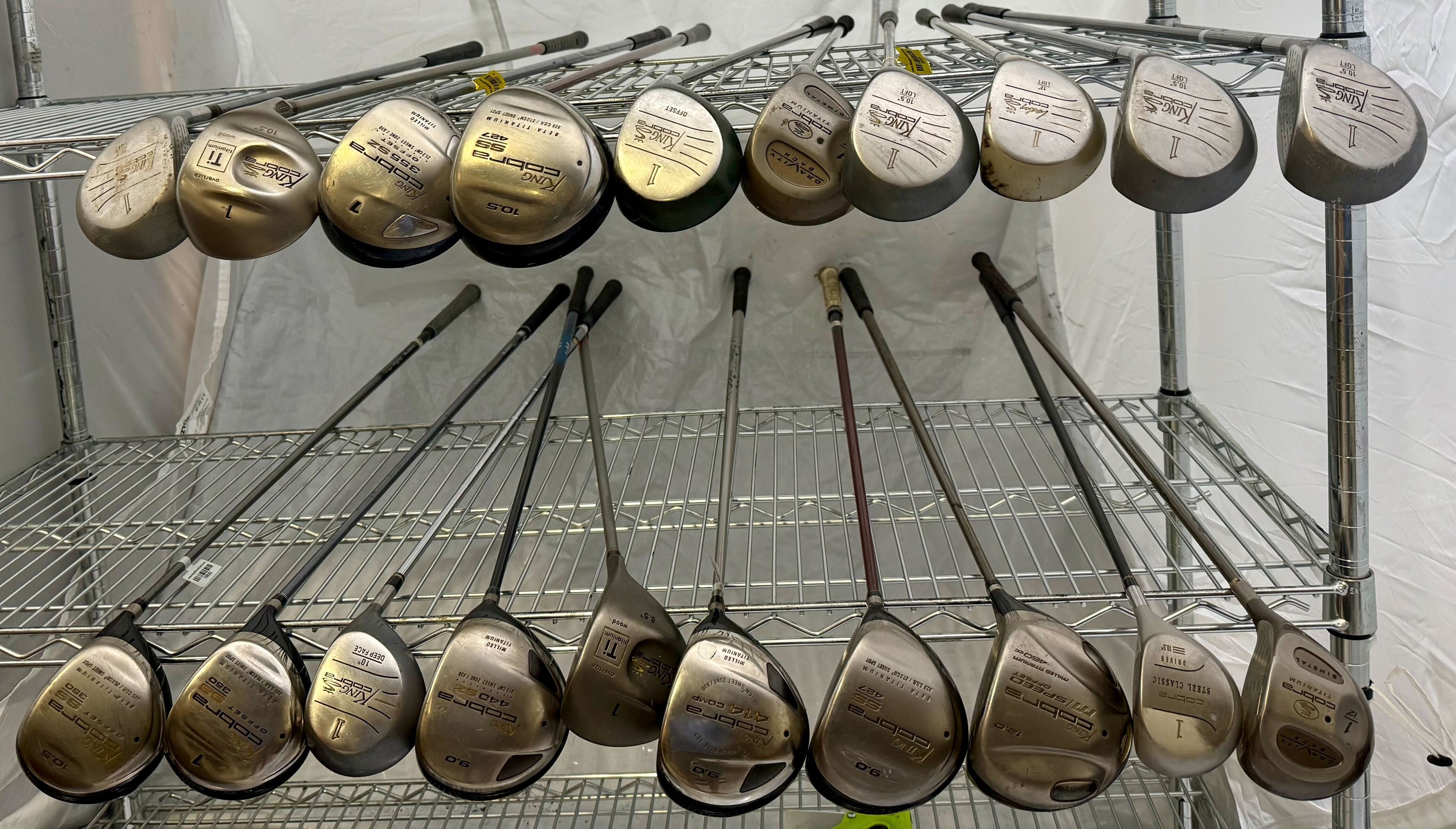 Wholesale Lot of 20 Golf Clubs - Cobra Drivers-Next Round