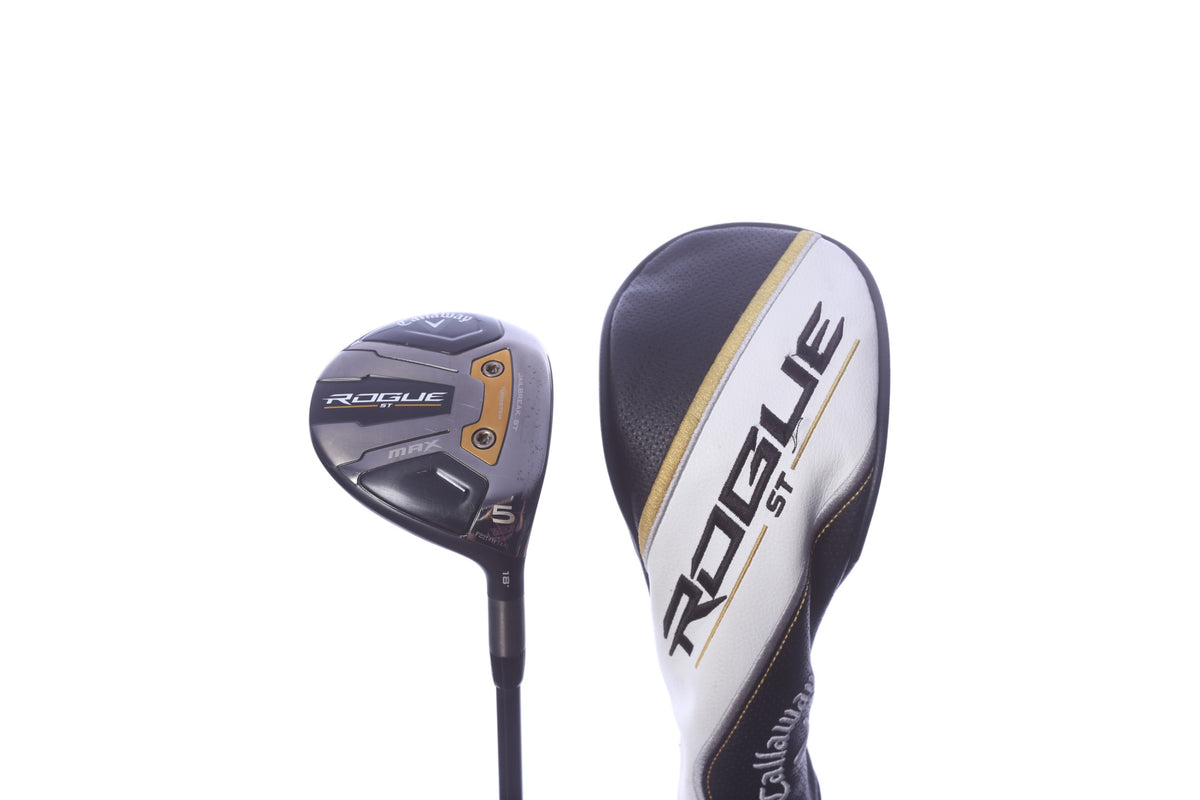 Used Callaway Rogue ST MAX 5-Wood - Right-Handed - 18 Degrees - Regular Flex