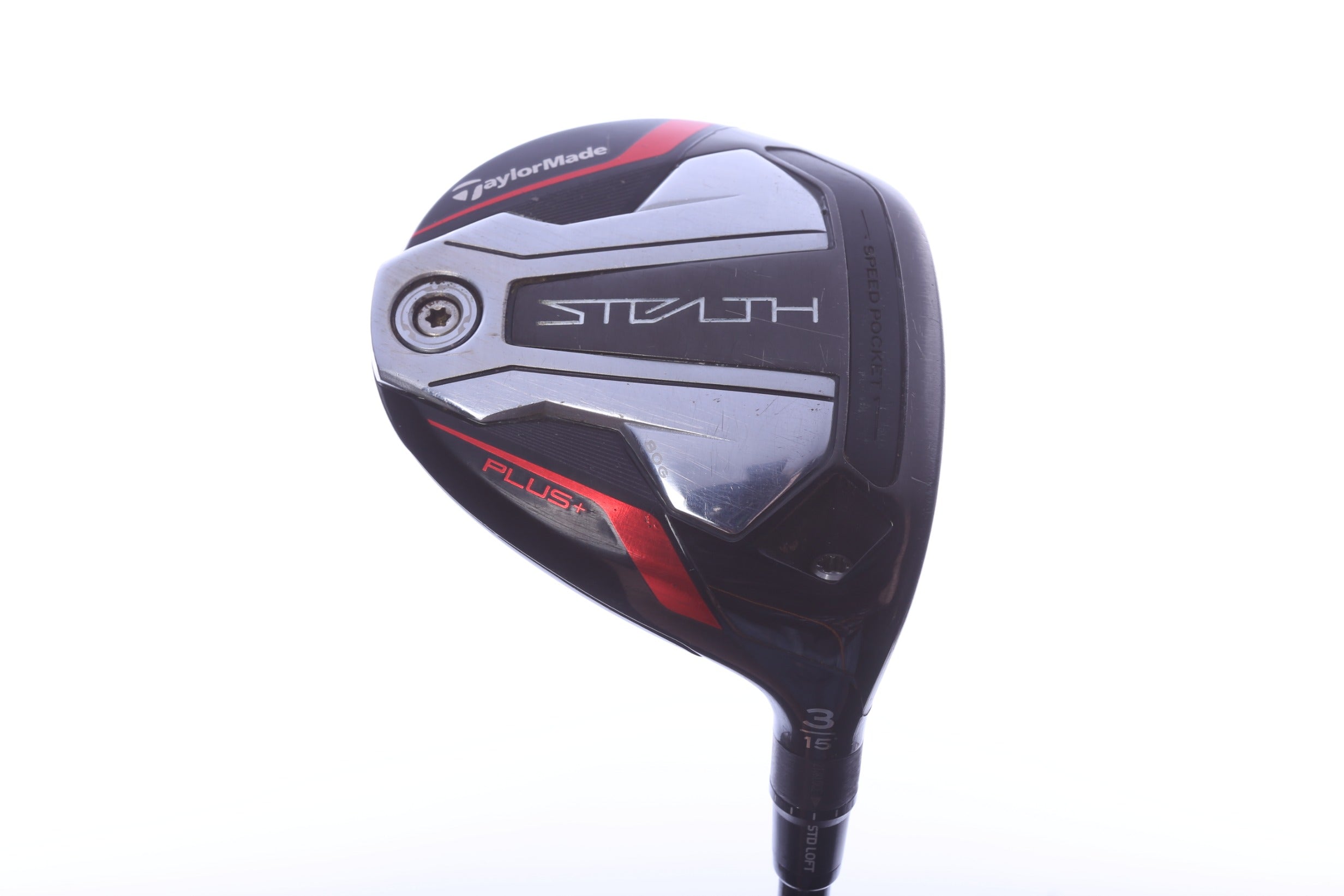 Used TaylorMade STEALTH PLUS 3-Wood - Right-Handed - 15 Degrees - Stiff Flex