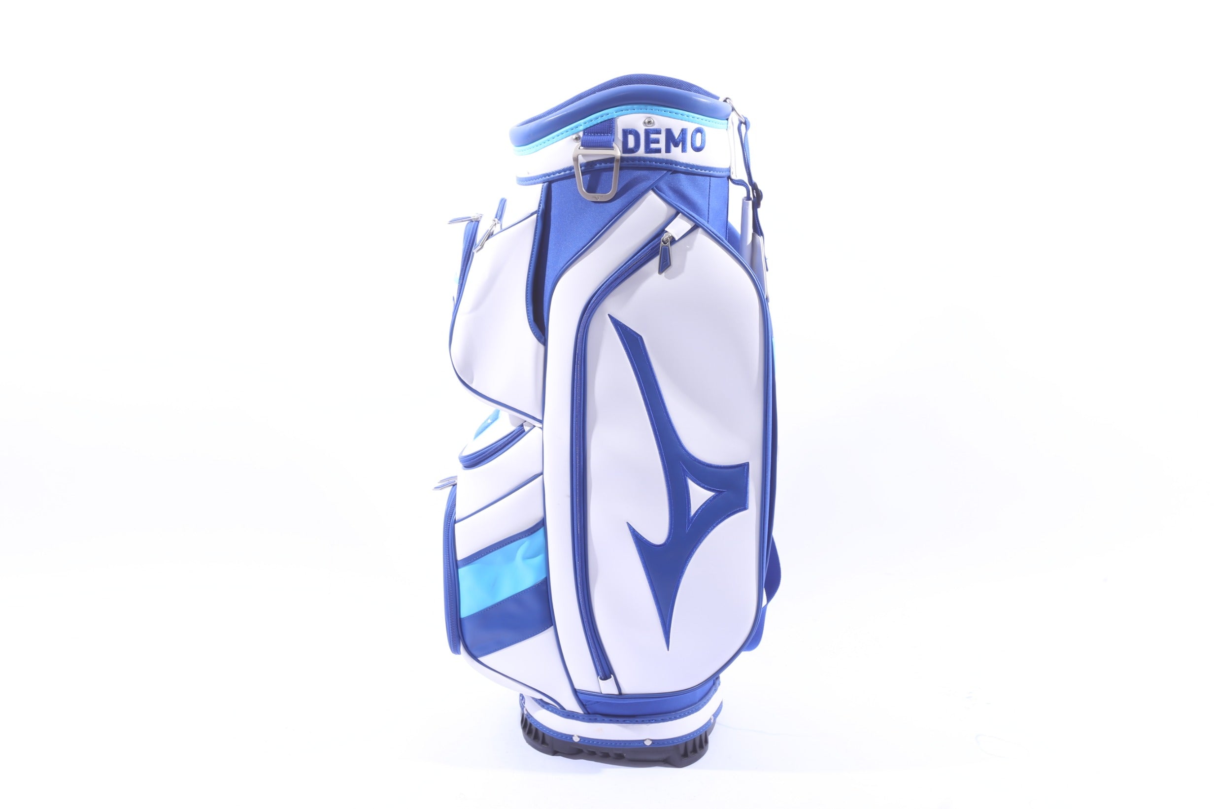 Used Mizuno Tour Multicolor Cart Bag - 5-Way - 7 Pockets - Rain Cover Included-Next Round