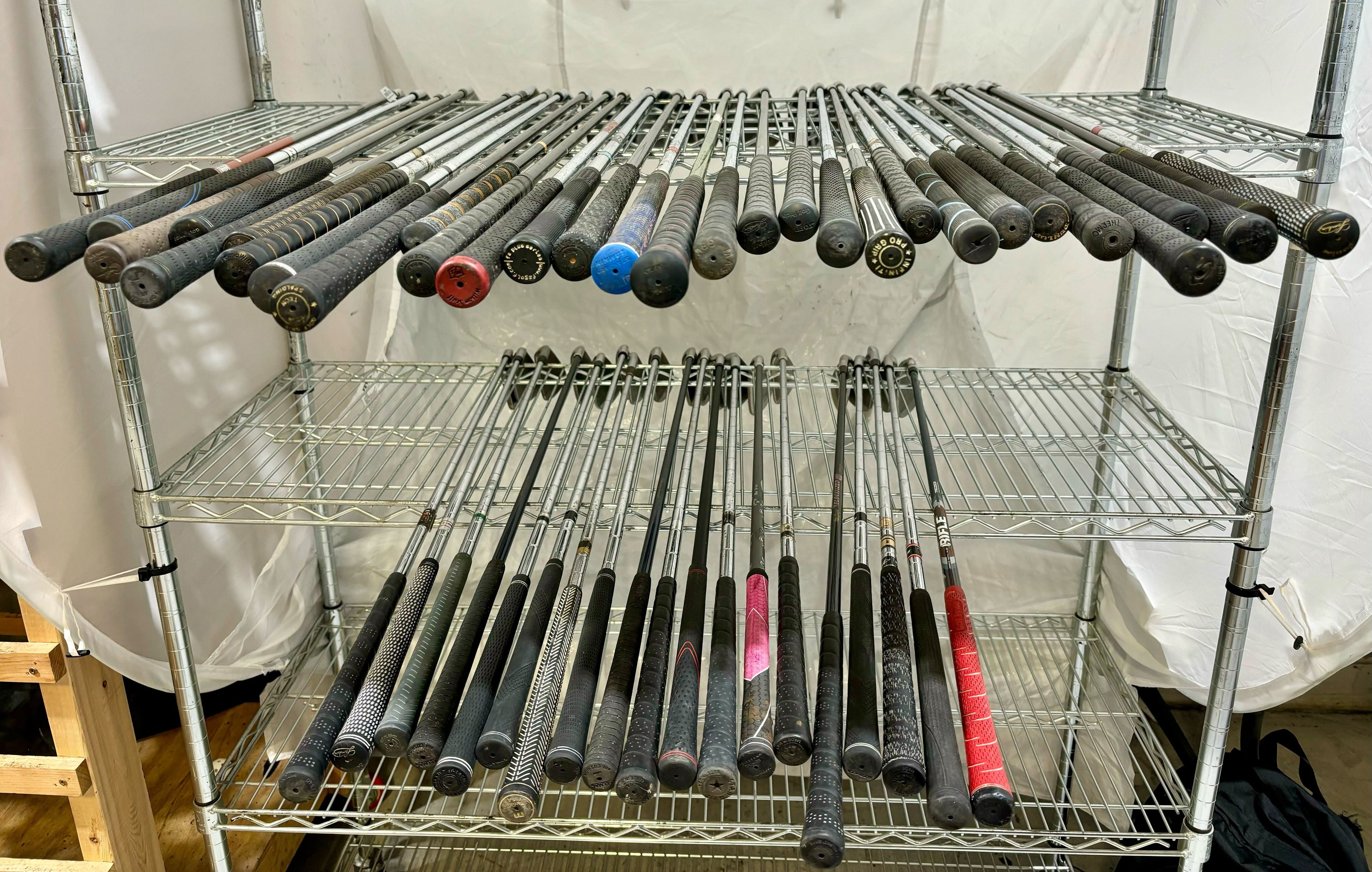 Wholesale Lot of 50 Golf Clubs - Assorted Irons and Wedges-Next Round