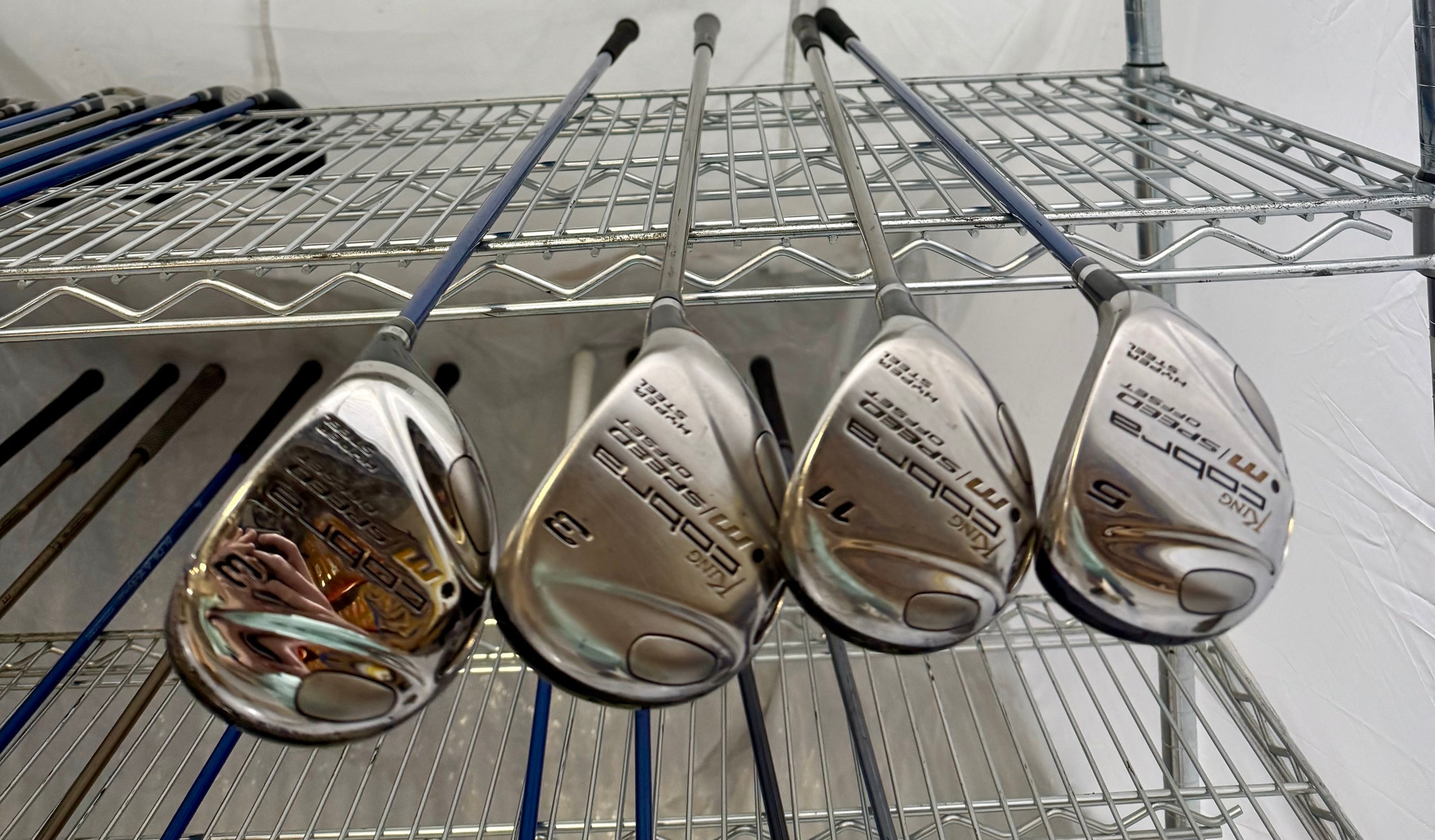 Wholesale Lot of 30 Golf Clubs - Cobra Speed offset & SZ Fairway Woods-Next Round