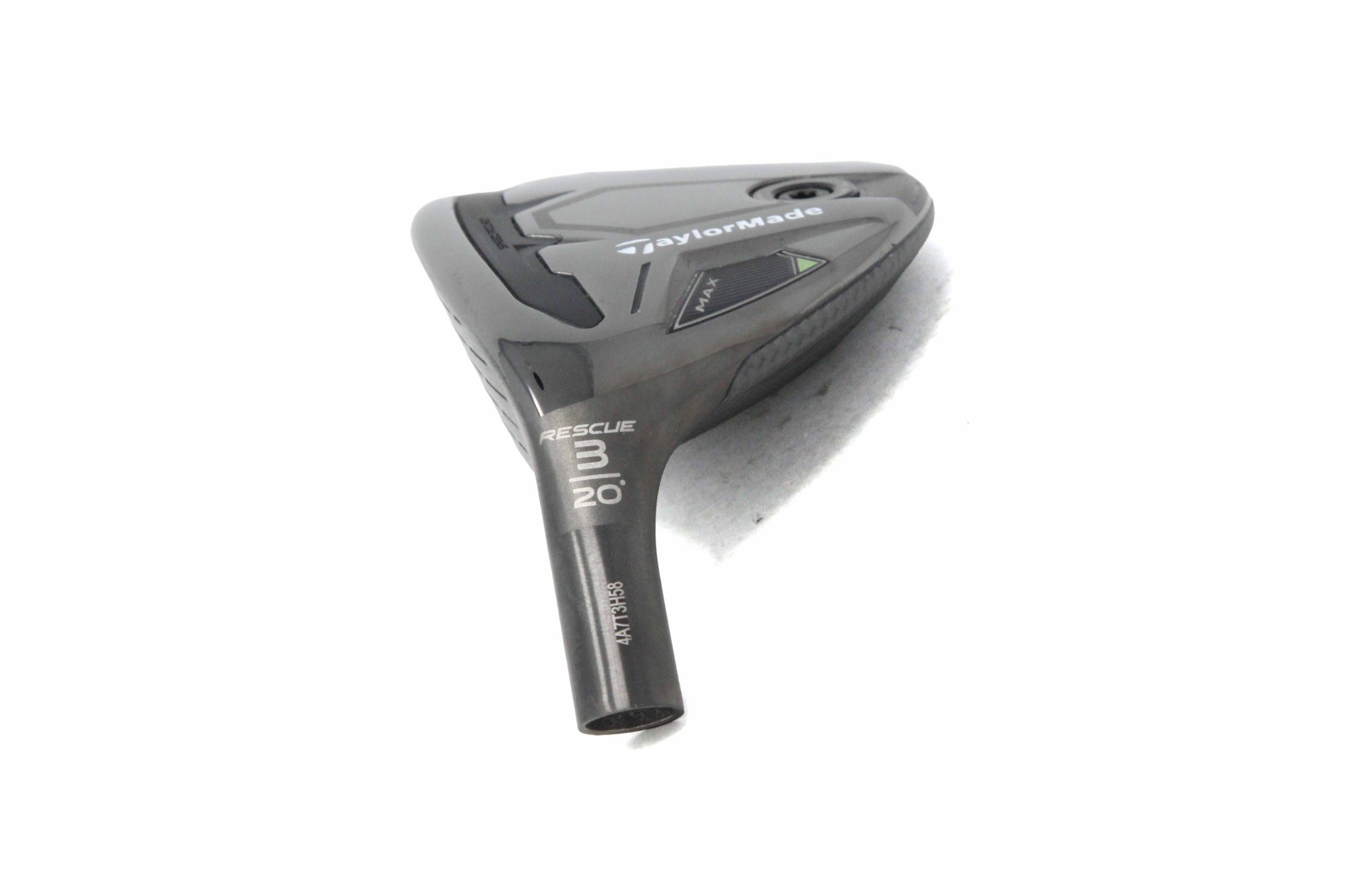 Used TaylorMade Qi35 MAX Rescue 3H - HEAD ONLY - Left-Handed - 20 Degrees