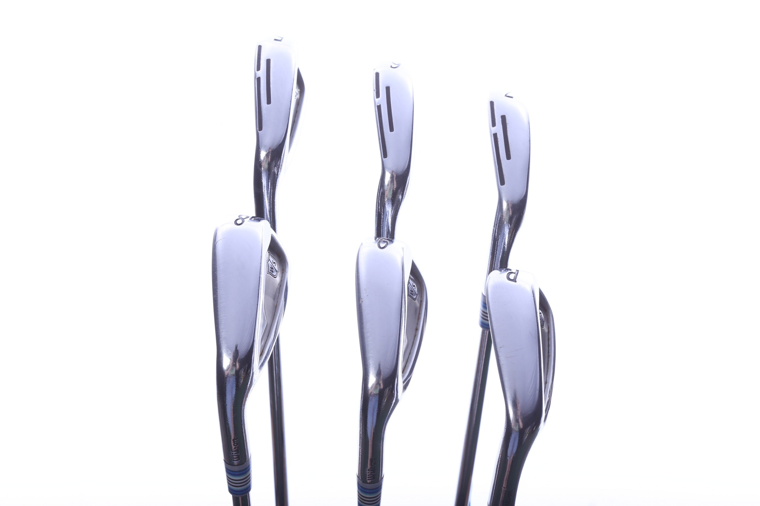 Used Wilson Staff D9 Forged Iron Set - Left-Handed - 5-PW - Extra Stiff Flex