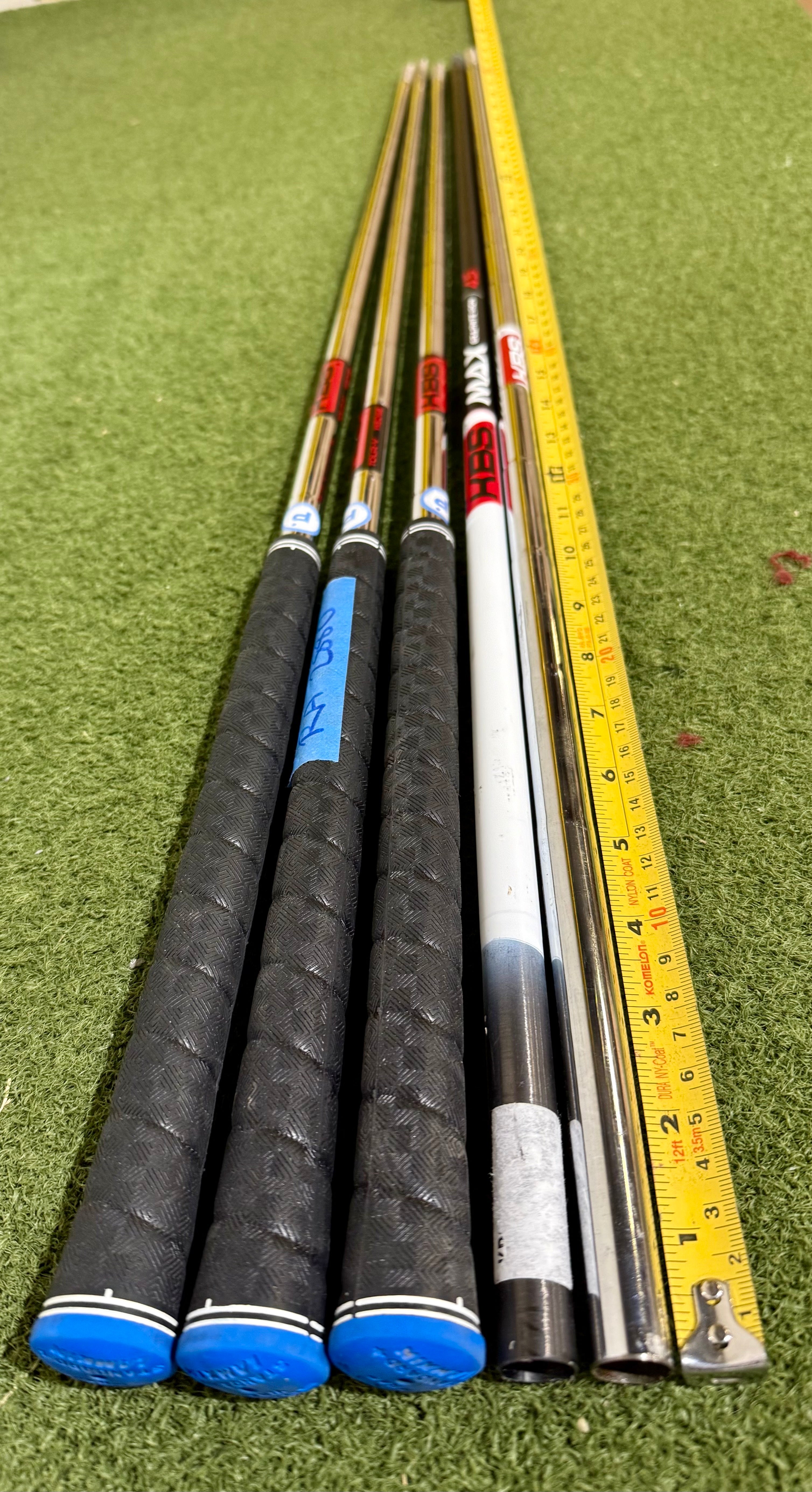 Wholesale Lot of 5 Golf Shafts - KBS Assorted-Next Round