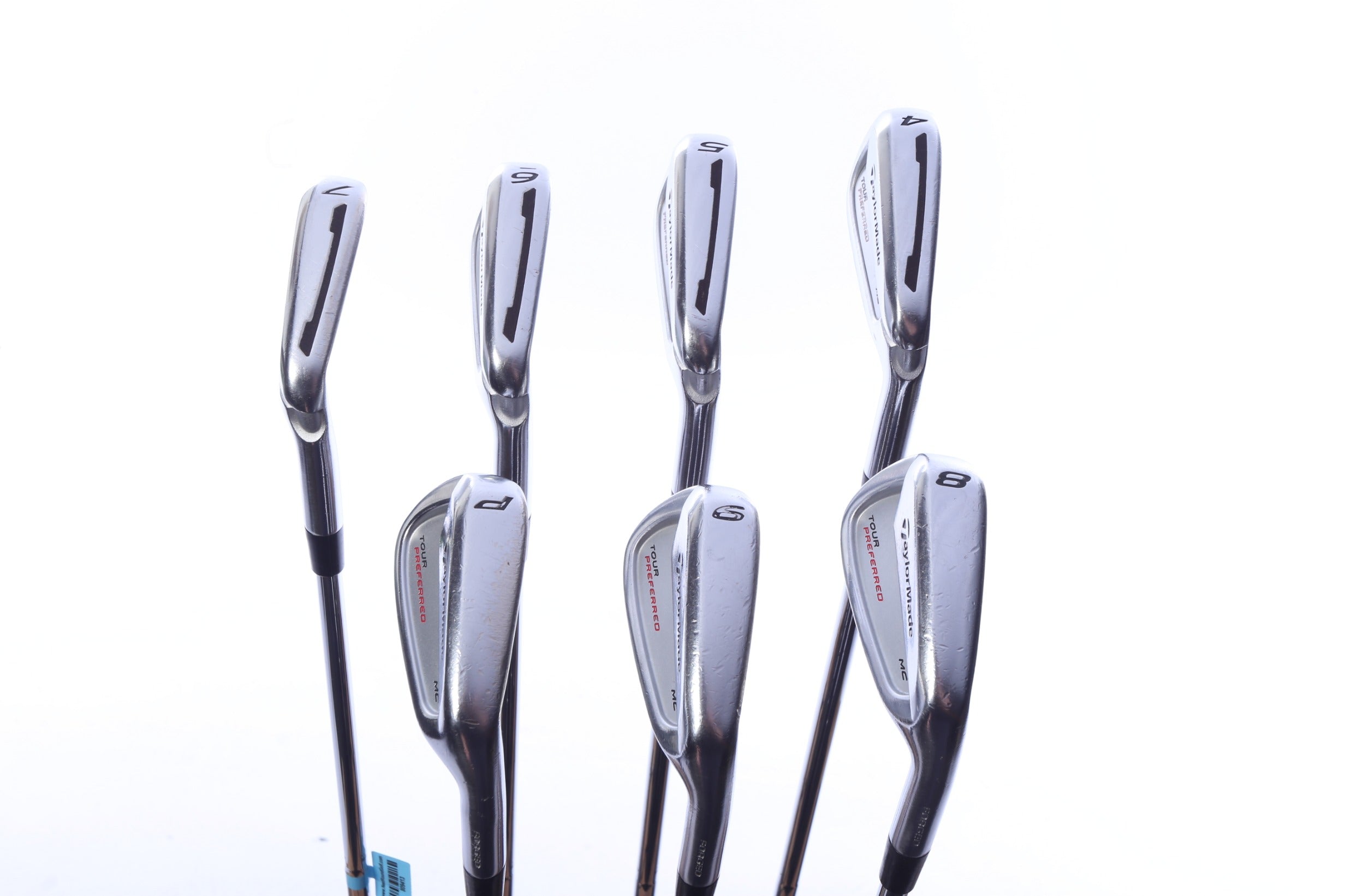 Used TaylorMade Tour Preferred MC Iron Set - Right-Handed - 4-PW - Stiff Flex