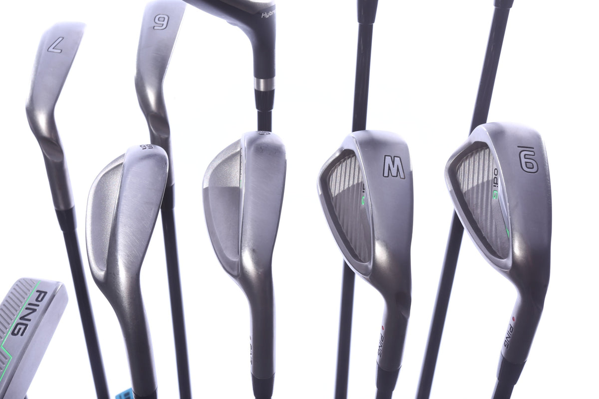 Used Ping Prodi G Kids Set - Right-Handed - DR, FW, HY, 6-PW, 52*, 56*, Putter - Junior Flex