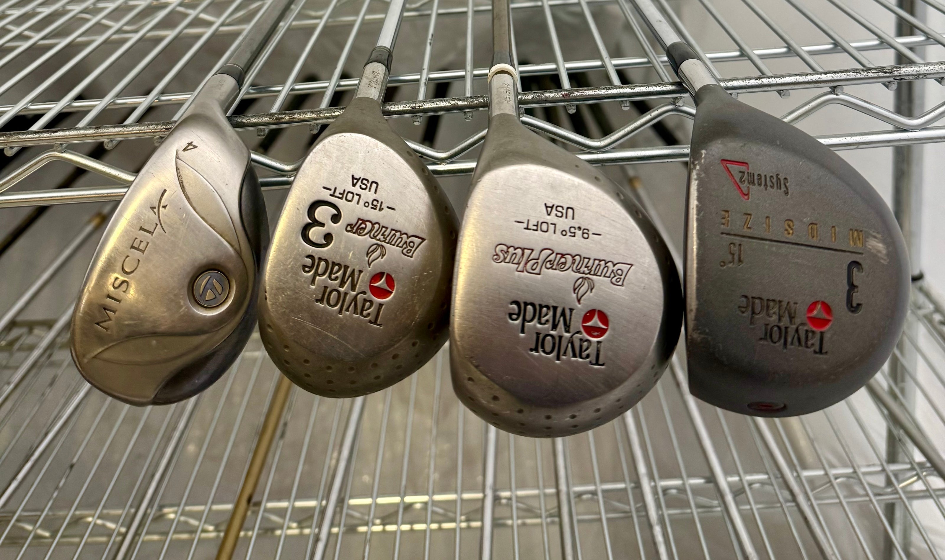 Wholesale Lot of 40 Golf Clubs - Cobra & TaylorMade- Drivers & Woods-Next Round