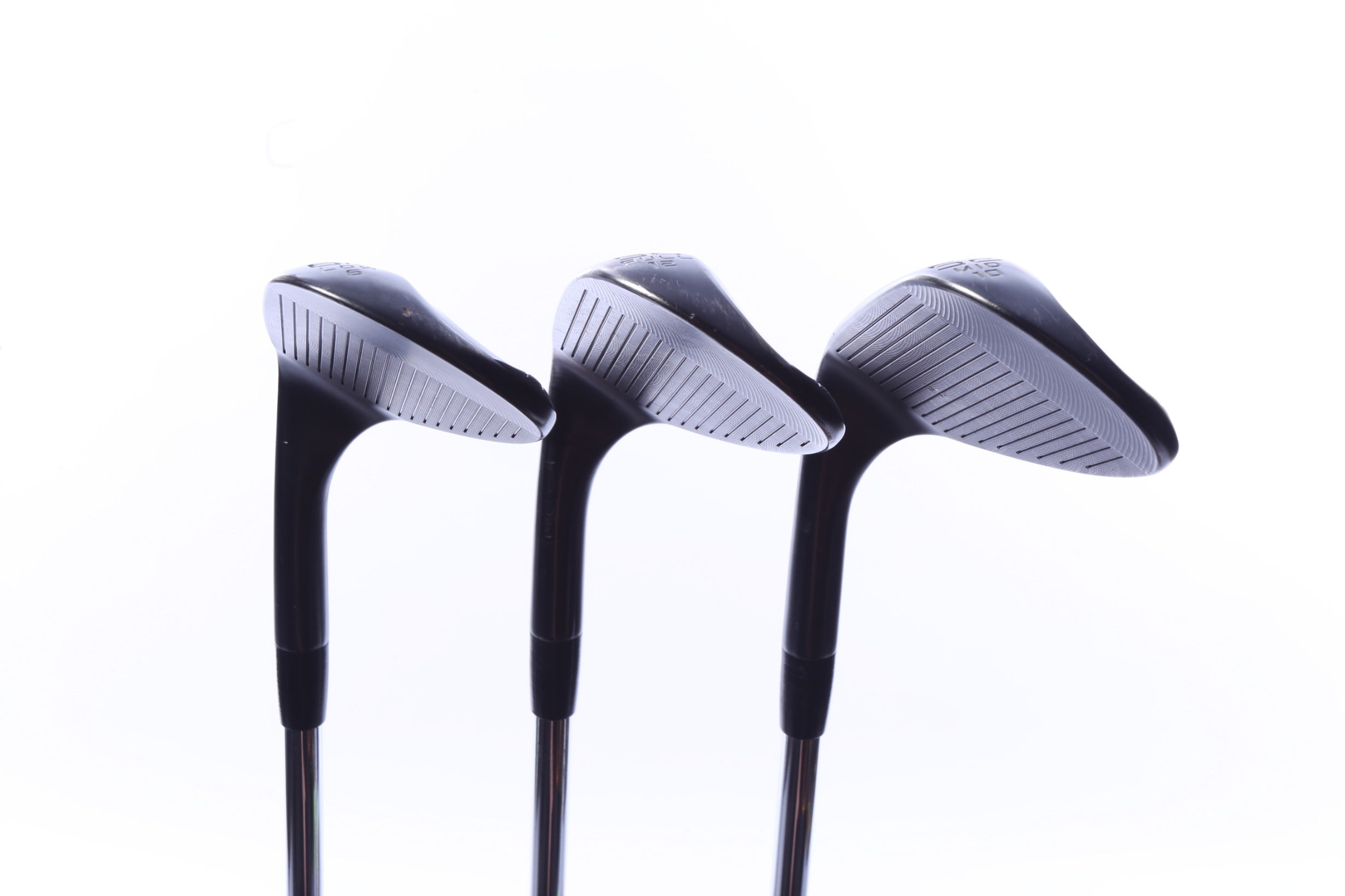 Used Cleveland RTX ZipCore Black Satin Wedge Set - Right-Handed - 52*, 56*, 60* - Variable Flex
