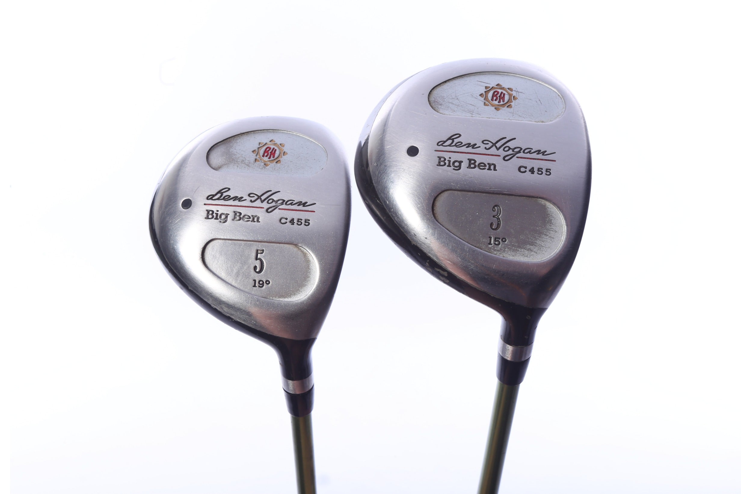 Used Ben Hogan Big Ben C455 Wood Set - Right-Handed - 3W, 5W - Seniors Flex