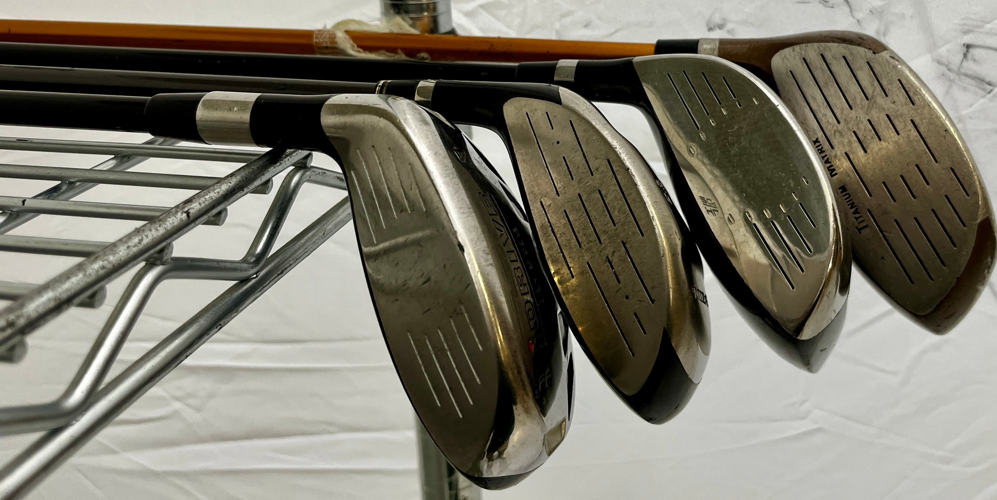 Wholesale Lot of 20 Golf Clubs - Right-Handed - Drivers, Woods and Hybrids-Next Round