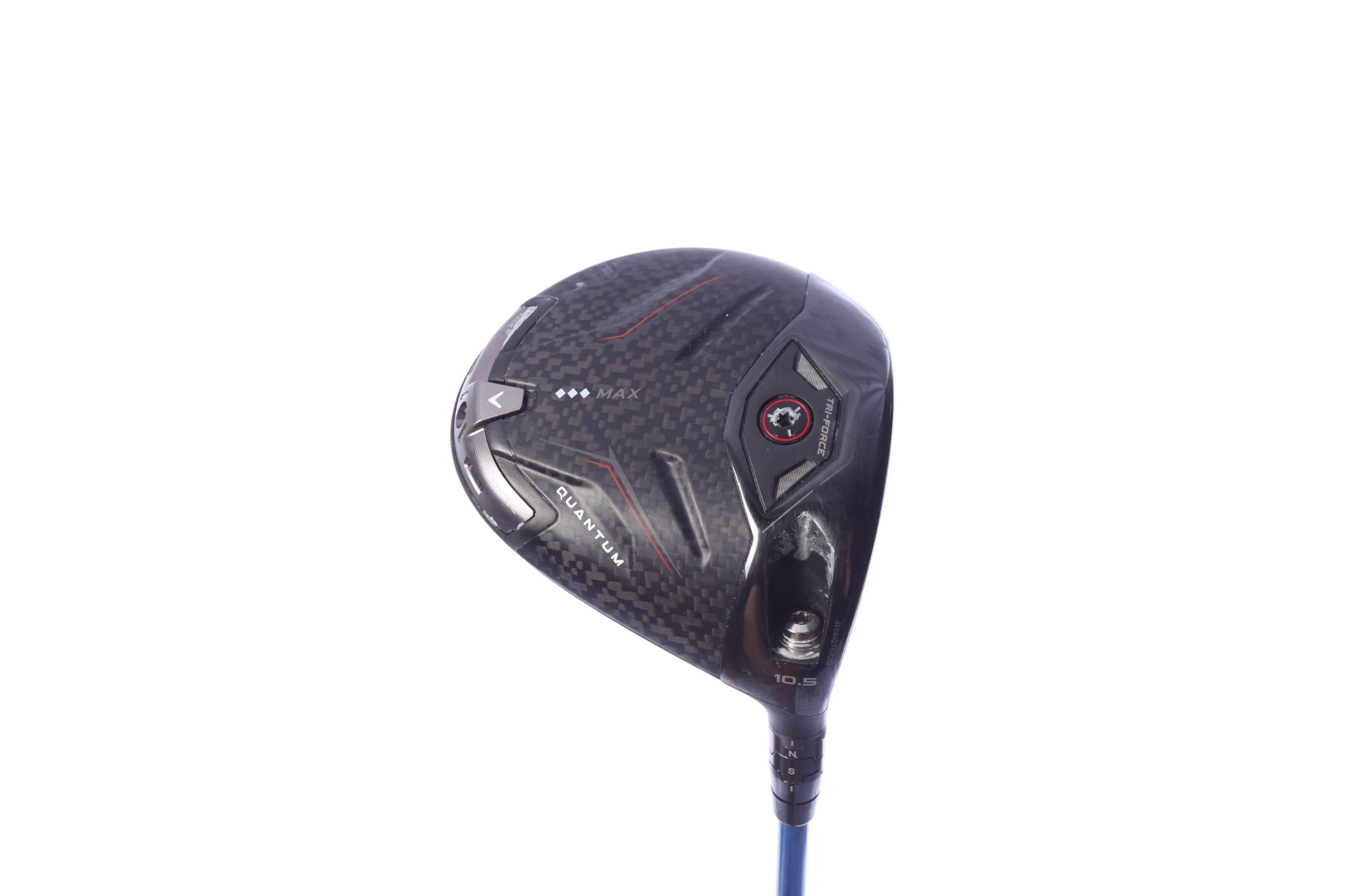 Used Callaway Quantum Triple Diamond Max Driver - 10.5 Degrees - Extra Stiff Flex Fujikura Speeder NX TCS - Right-Handed