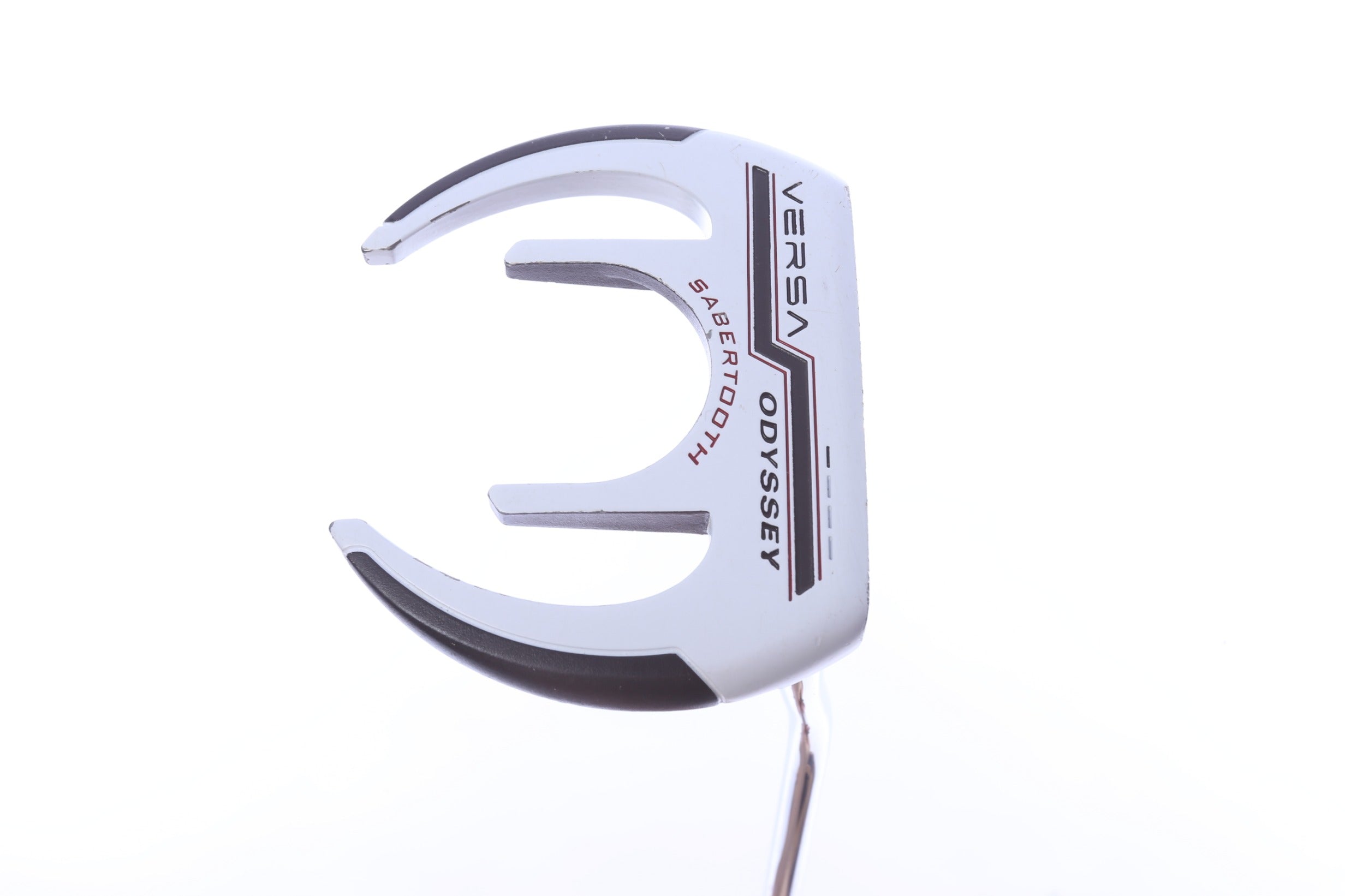 Used Odyssey Versa 90 Sabertooth White Putter - Right-Handed - 35.5 in - Mallet-Next Round