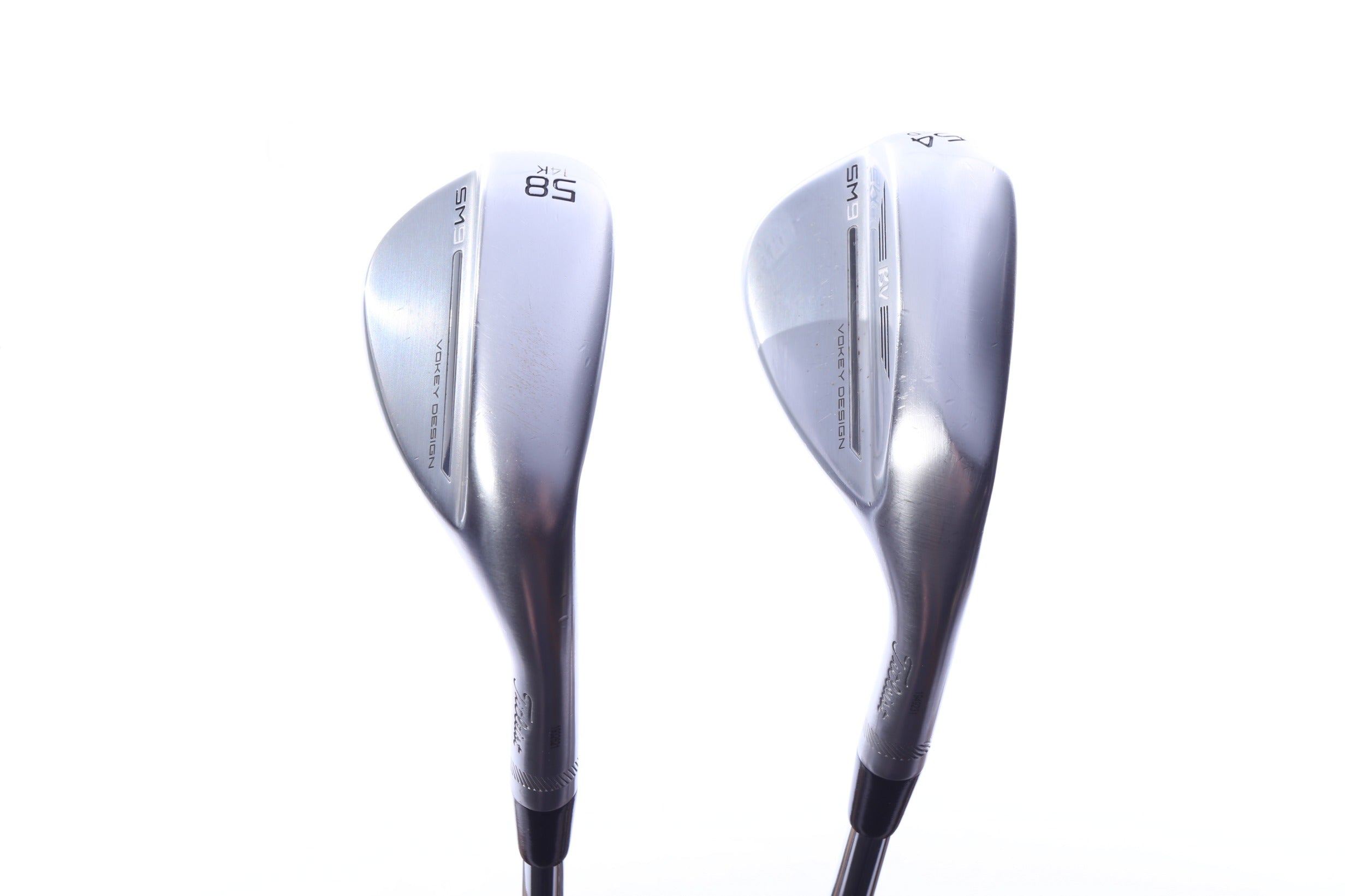 Used Titleist Vokey SM9 Tour Chrome Wedge Set - Right-Handed - 54*, 58* - Wedge Flex