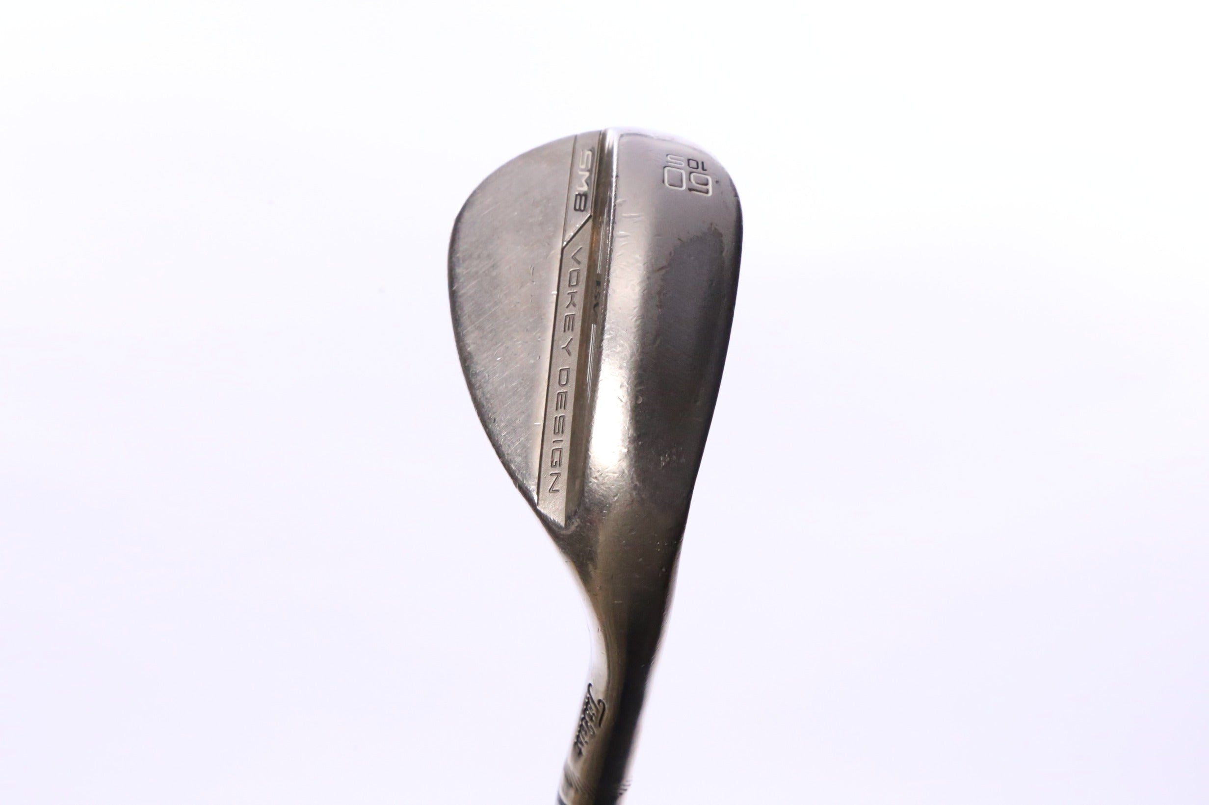 Used Titleist Vokey SM8 Brushed Steel Lob Wedge - Right-Handed - 60 Degrees - Stiff Flex-Next Round