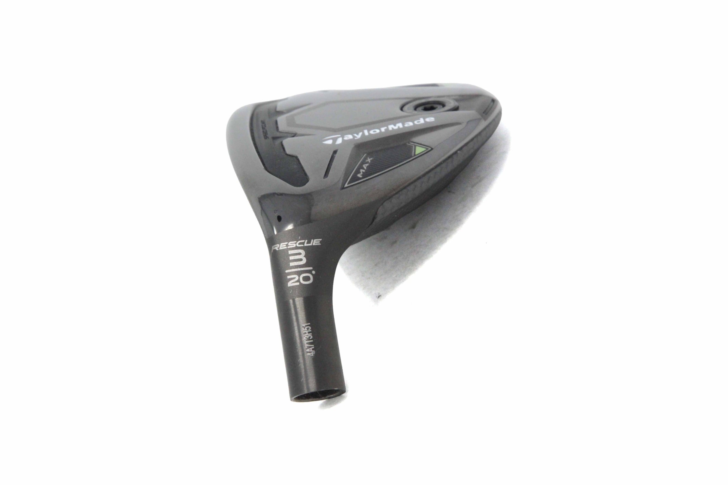 Used TaylorMade Qi35 MAX Rescue 3H - HEAD ONLY - Left-Handed - 20 Degrees