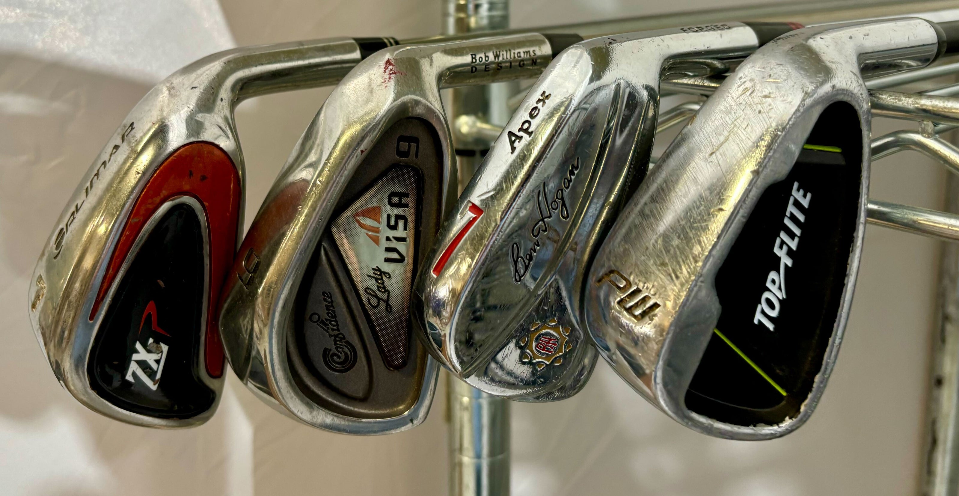 Wholesale Lot of 50 Golf Clubs - Assorted Irons and Wedges-Next Round