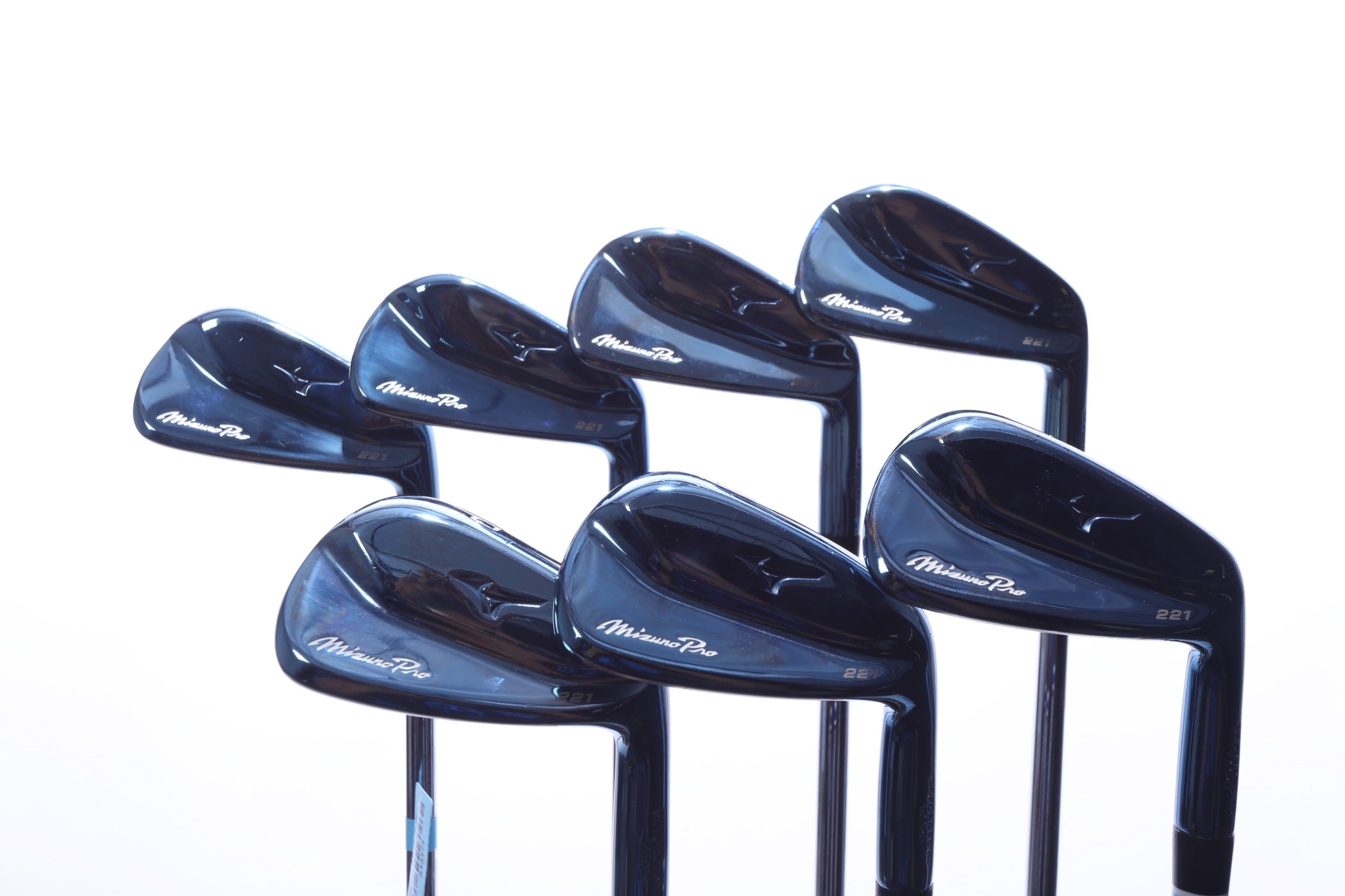 Used Mizuno Pro 221 Blue Ion Iron Set - Right-Handed - 4-PW - Stiff Flex-Next Round