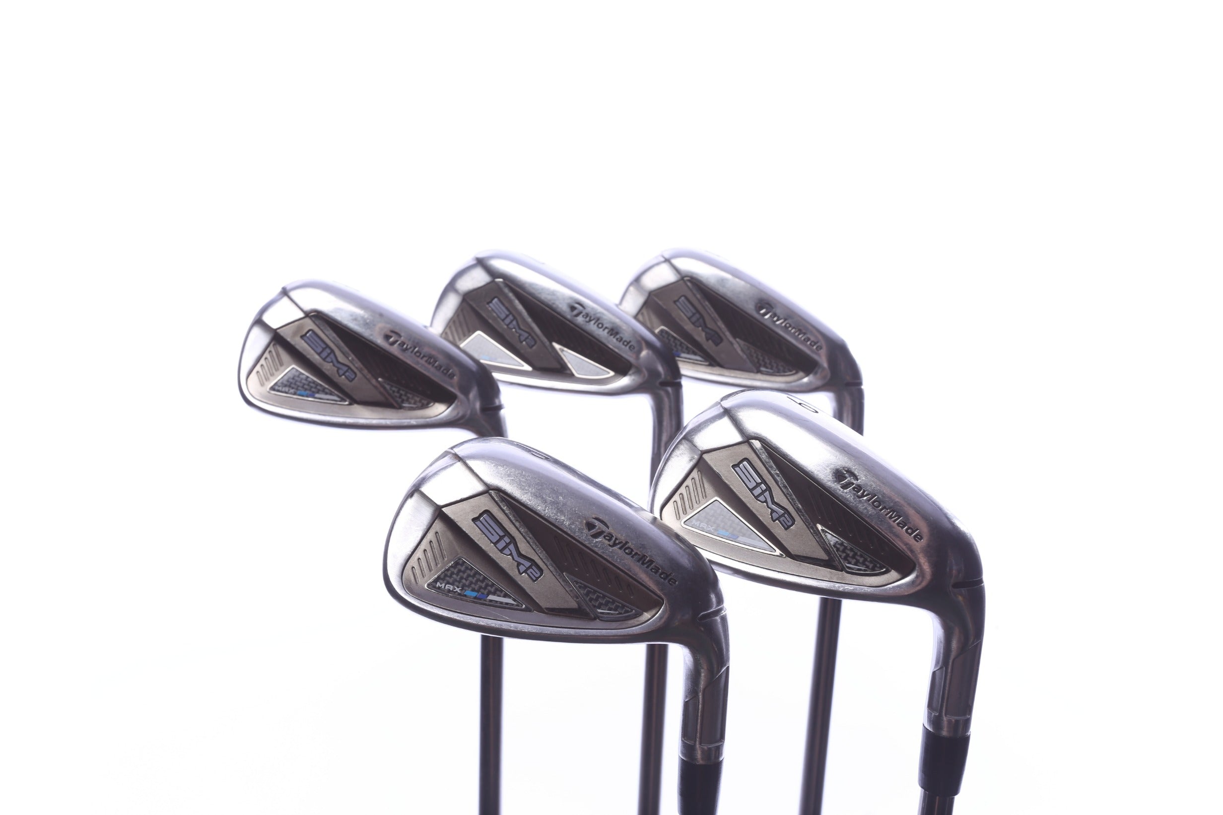 Used TaylorMade SIM2 MAX Iron Set - Right-Handed - 6-PW - Stiff Flex