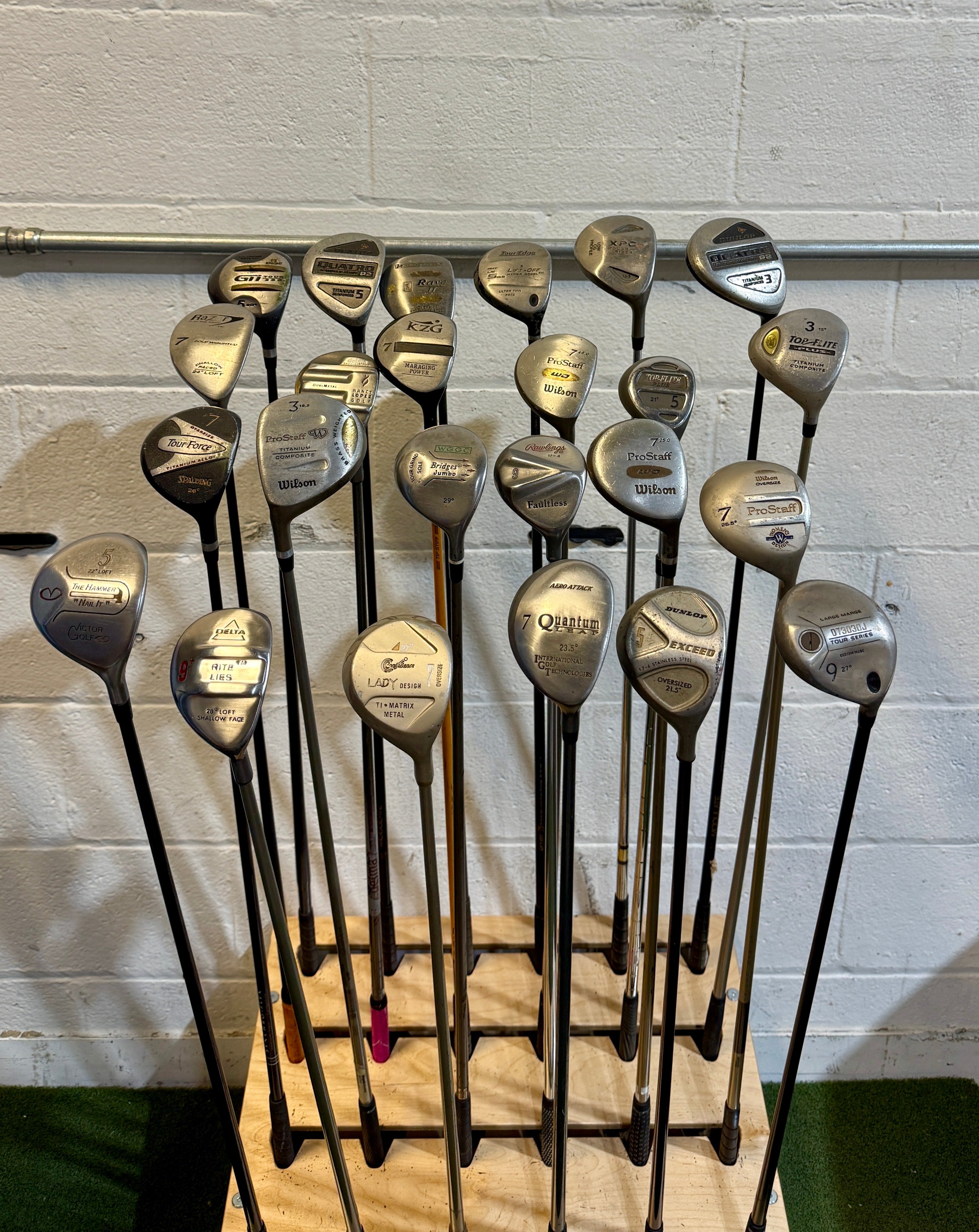Wholesale Lot of 40 Golf Clubs - Assorted Fairway Woods - RH/LH - Mixed Flexes-Next Round