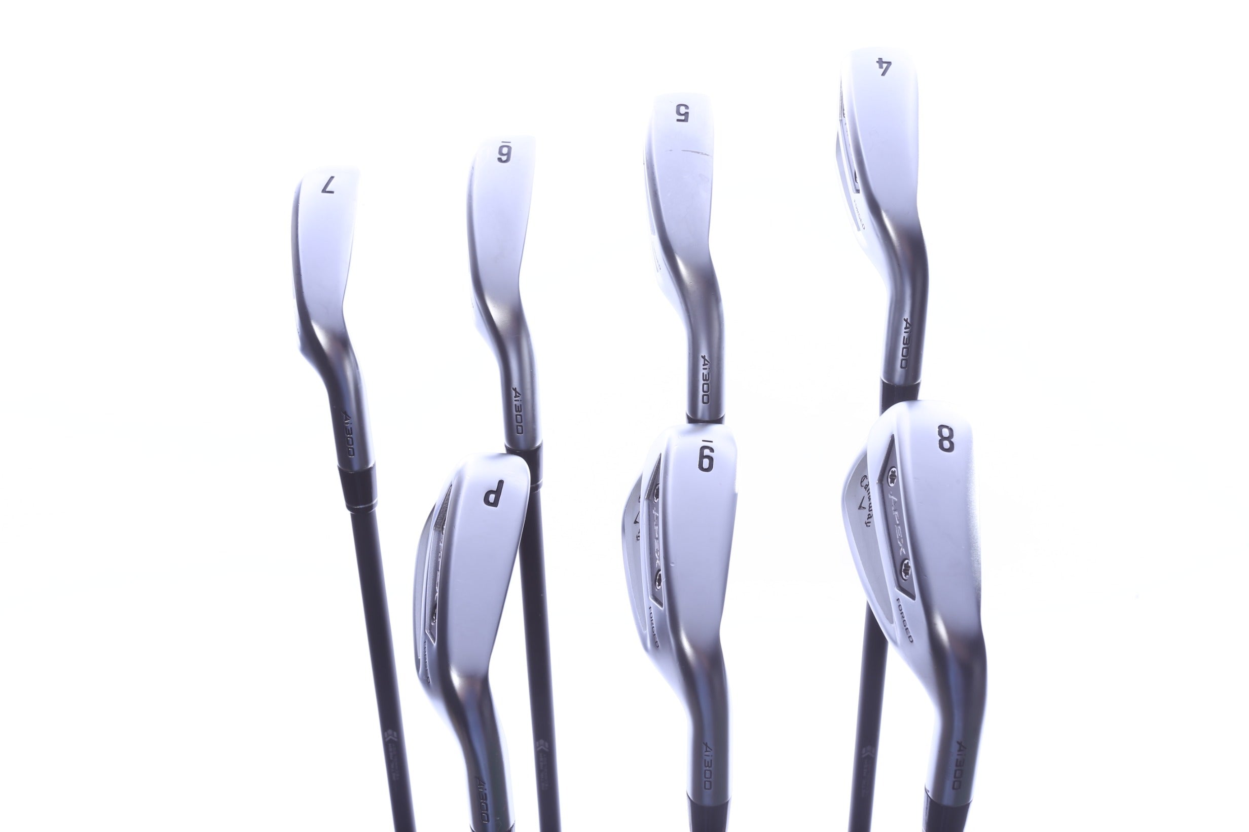 Used Callaway Apex Ai300 Iron Set - Right-Handed - 4-PW - Regular Flex-Next Round