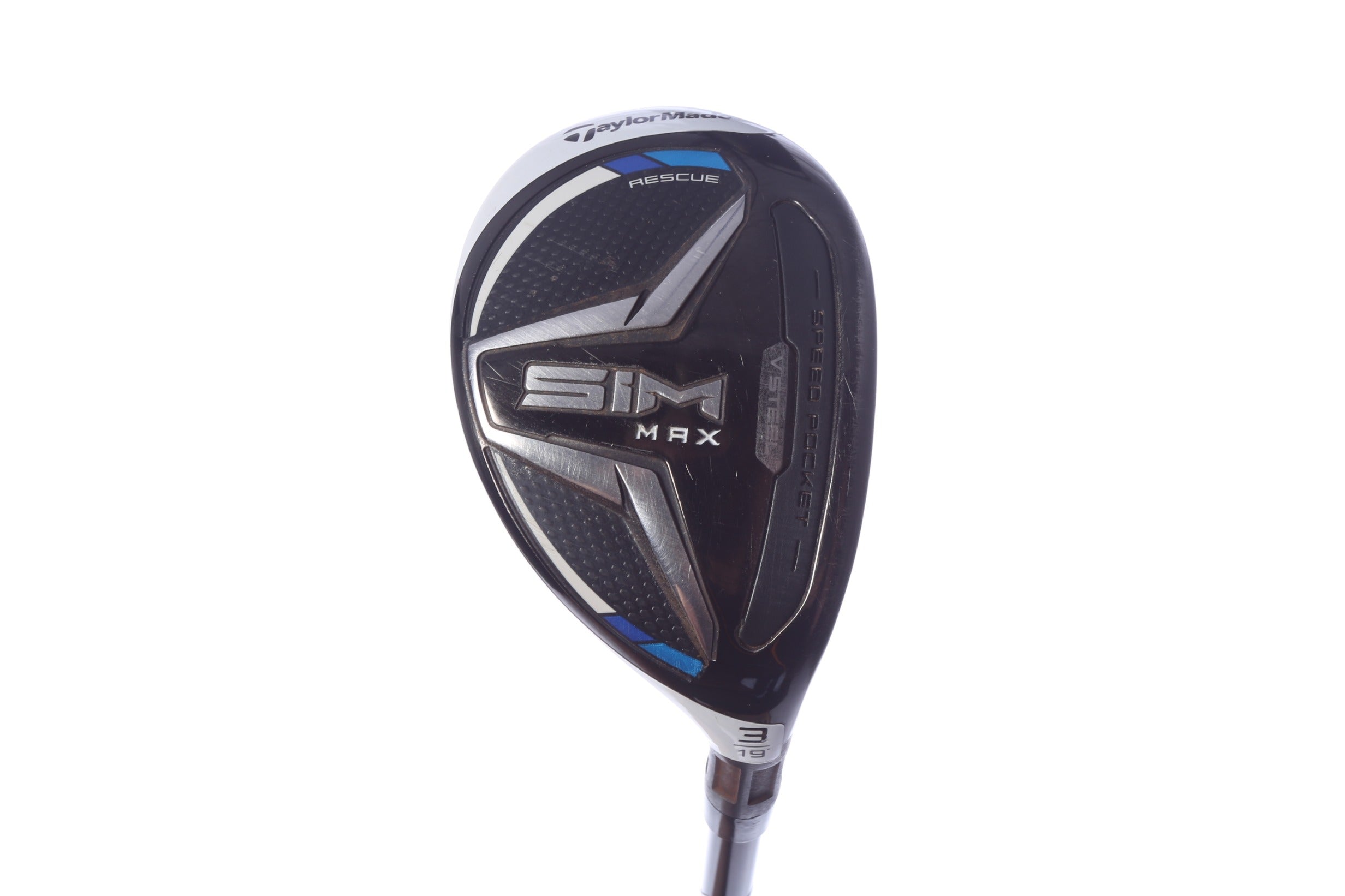 Used TaylorMade SIM MAX 3H Hybrid - Right-Handed - 19 Degrees - Regular Flex