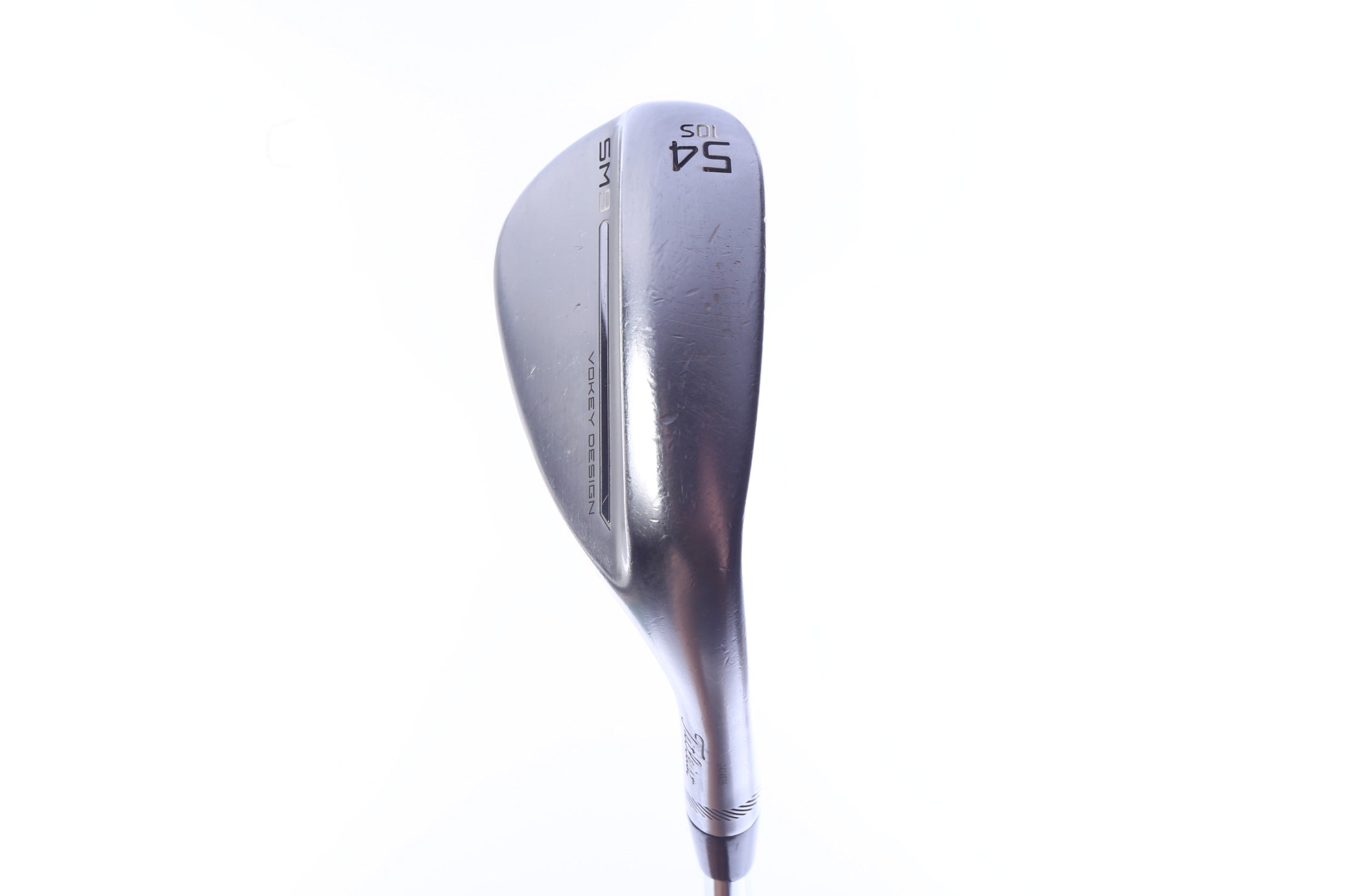 Used Titleist Vokey SM9 Brushed Steel Sand Wedge - Right-Handed - 54 Degrees - Wedge Flex