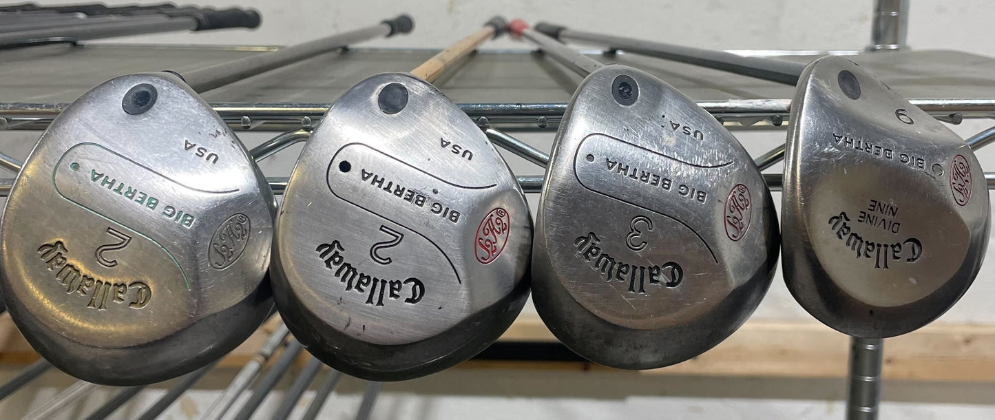 Wholesale Lot of 25 Golf Clubs - Callaway Big Bertha S2H2 Fairway Woods-Next Round