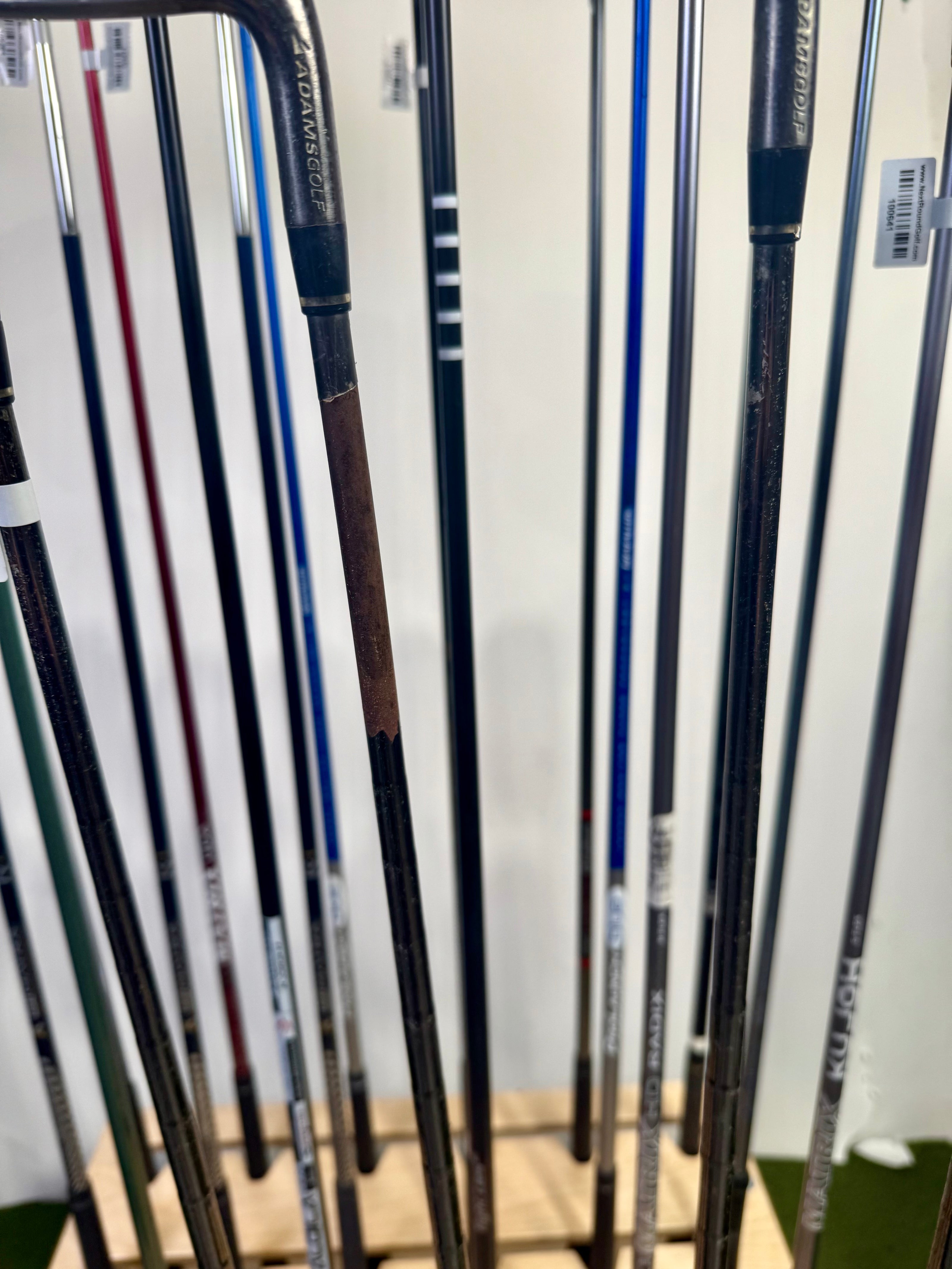 Wholesale Lot of 24 Adams Drivers, Fairway Woods, Hybrids, And Single Irons.-Next Round
