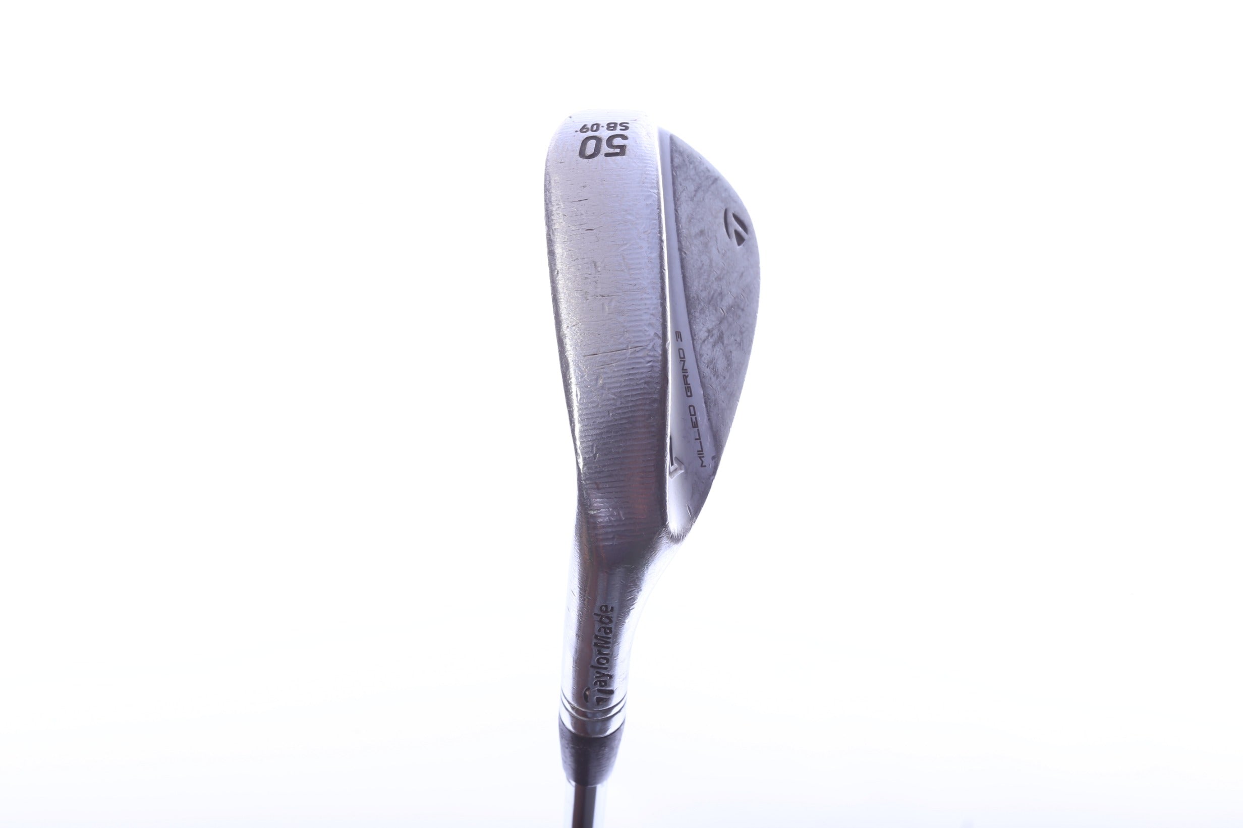 Used TaylorMade Milled Grind 3 Chrome Gap Wedge - Left-Handed - 50 Degrees - Regular Flex