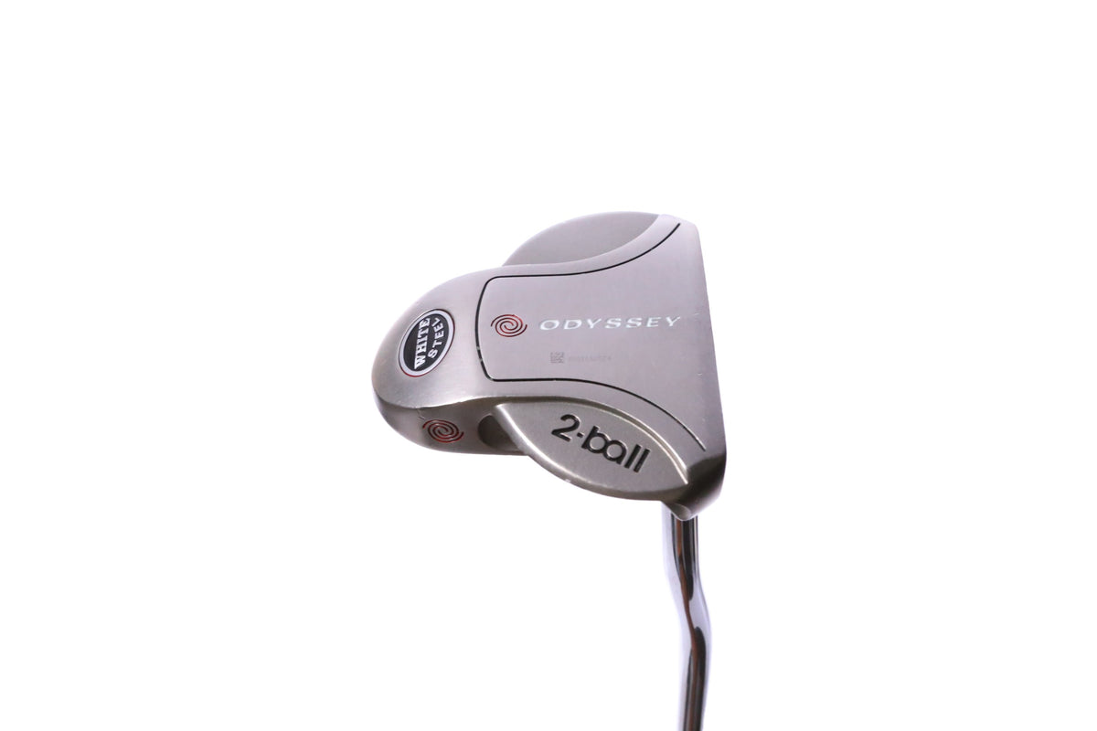 Used Odyssey White Steel 2-Ball Putter - Right-Handed - 35 in - Mallet