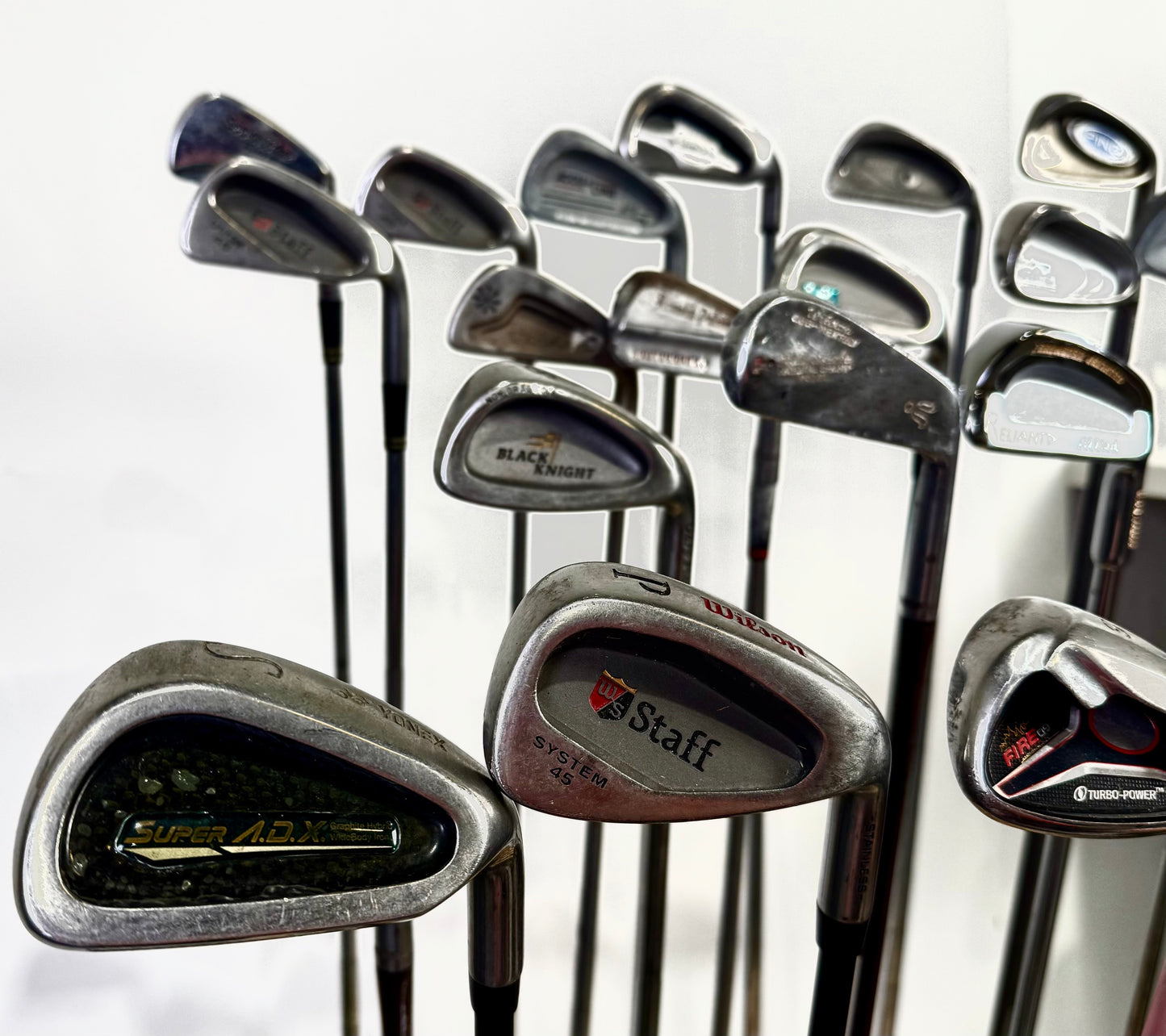 Wholesale Lot of 24 Golf Clubs - Right Handed - Assorted Irons and Wedges-Next Round