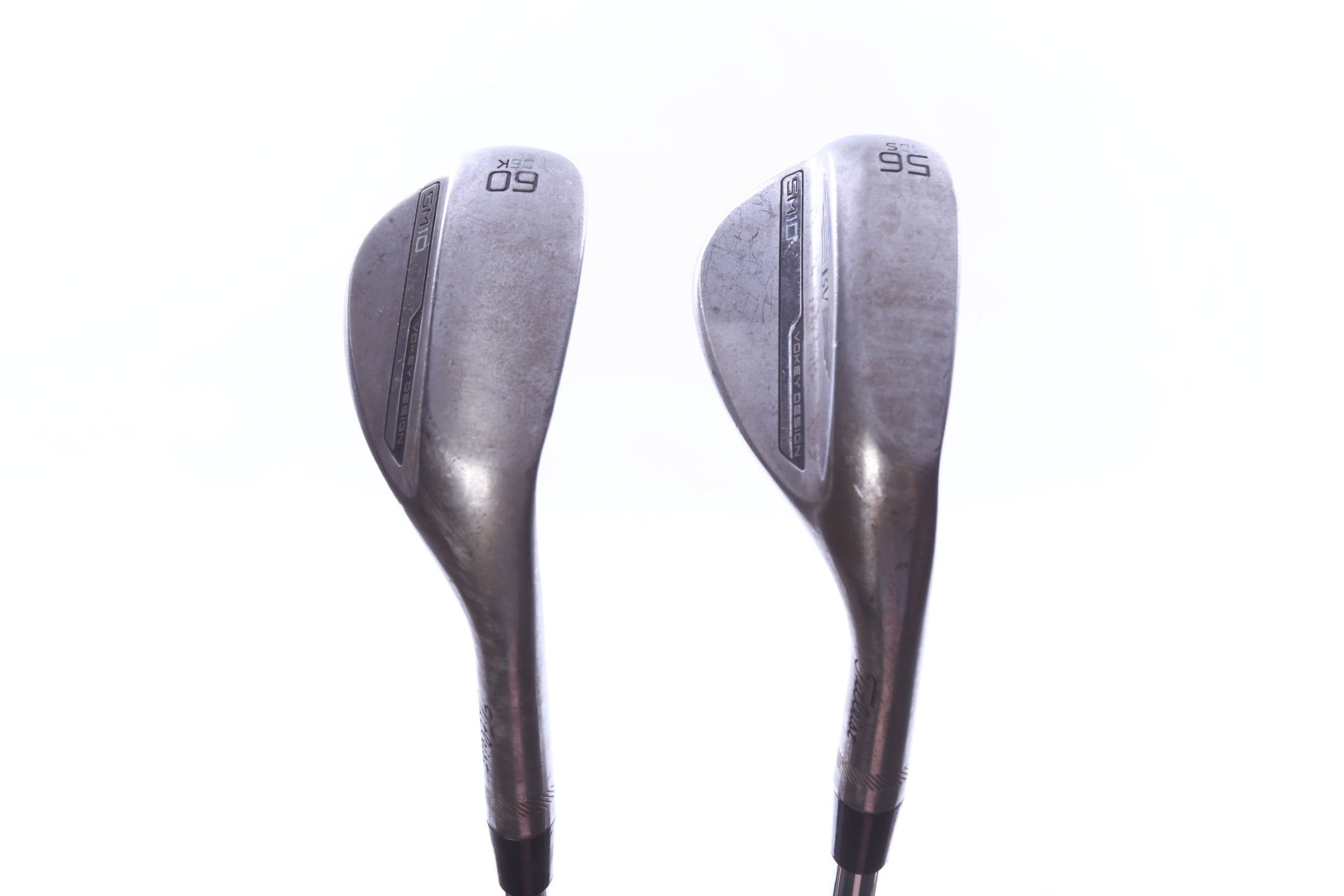Used Titleist Vokey SM10 Raw Wedge Set - Right-Handed - 56*, 60* - Stiff Flex-Next Round