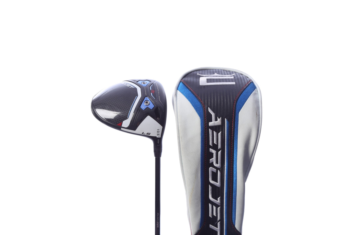 Used Cobra AeroJet LS Driver - 10.5 Degrees - Stiff Flex Mitsubishi Kai'li White - Right-Handed-Next Round