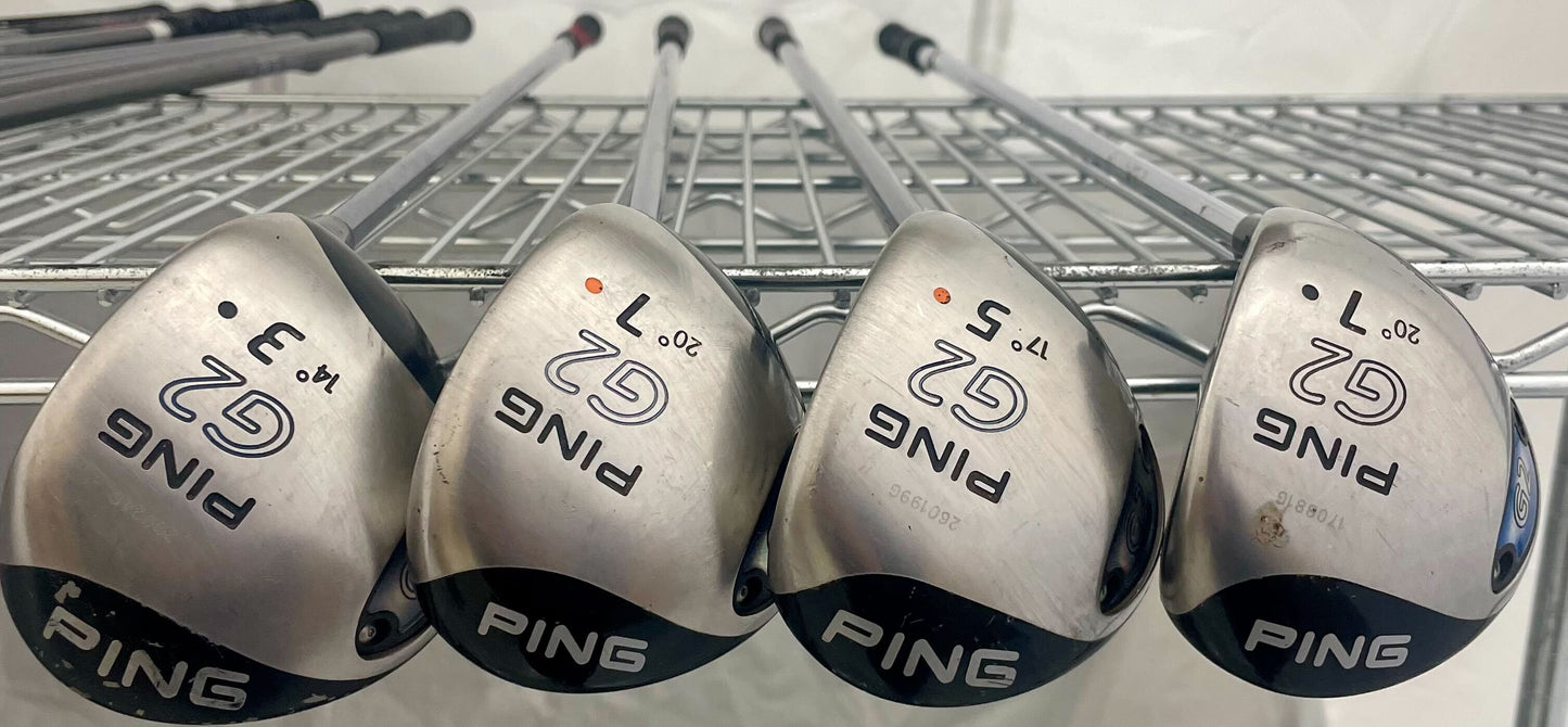 Wholesale Lot of 15 Golf Clubs - Ping G2 Fairway Woods-Next Round
