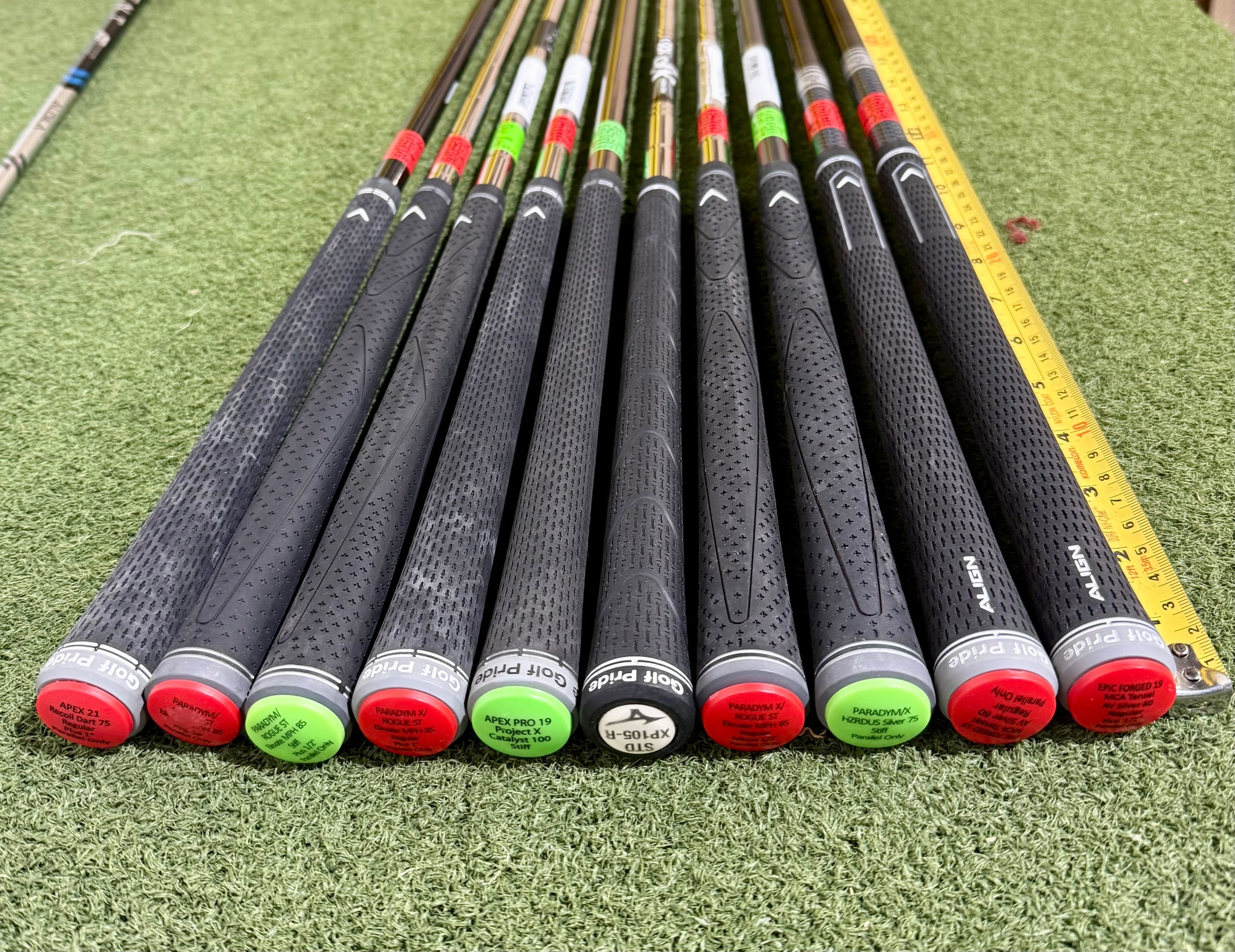 Wholesale Lot of 20 Golf Shafts- Assorted Fitting Irons Shafts-Next Round