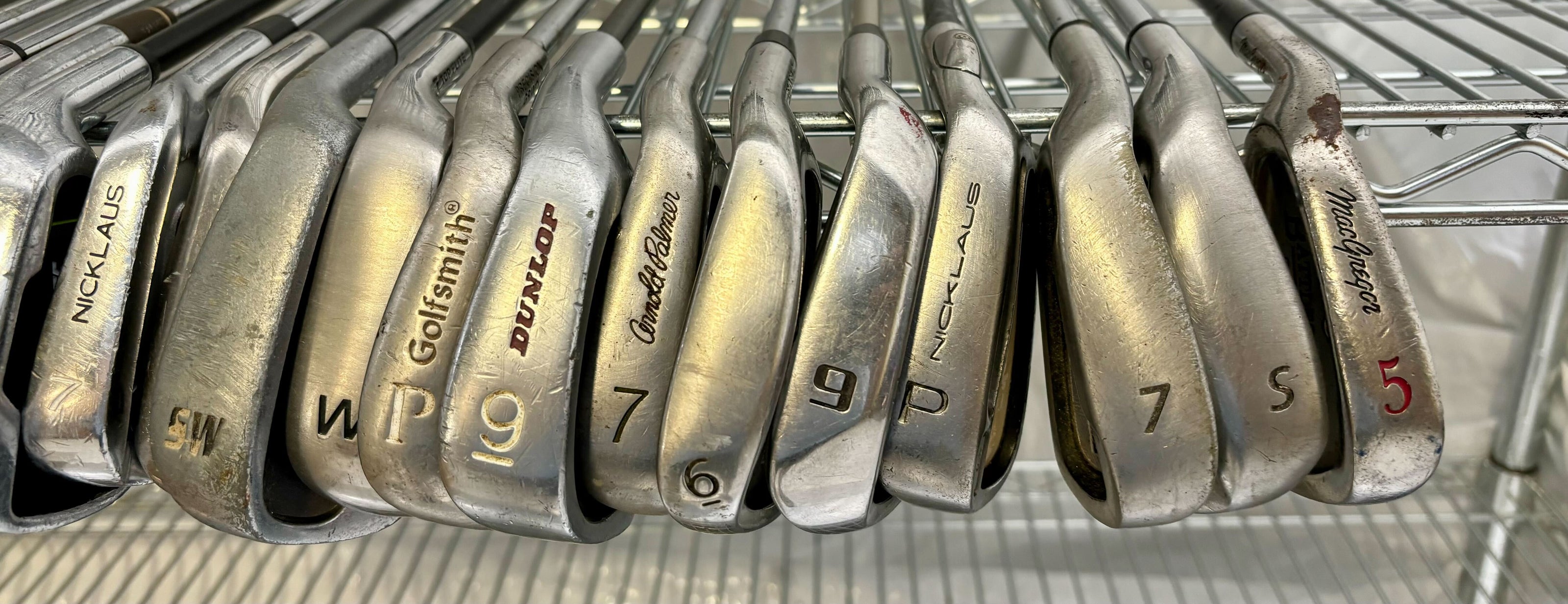 Wholesale Lot of 50 Golf Clubs - Assorted Irons and Wedges-Next Round