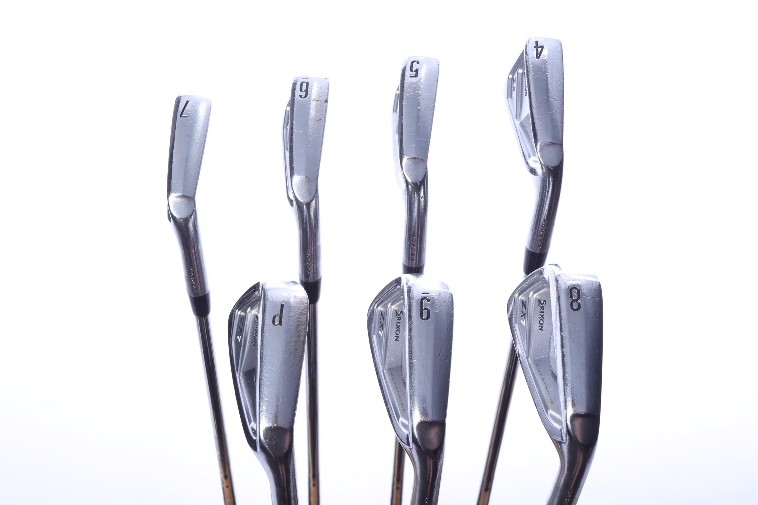 Used Srixon ZX7 MKII Iron Set - Right-Handed - 4-PW - Stiff Flex