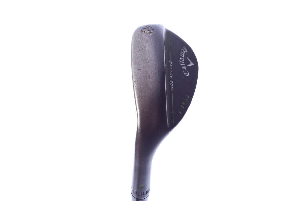 Used Callaway MD3 Milled Gold Nickel Sand Wedge - Left-Handed - 56 Degrees - Wedge Flex