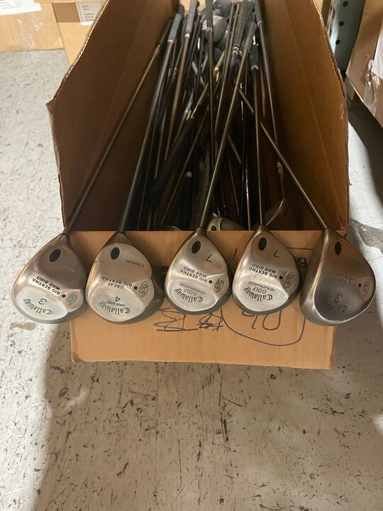 Wholesale Lot of 40 Callaway GBB, Warbird, Steelhead, etc. FW Woods-Next Round