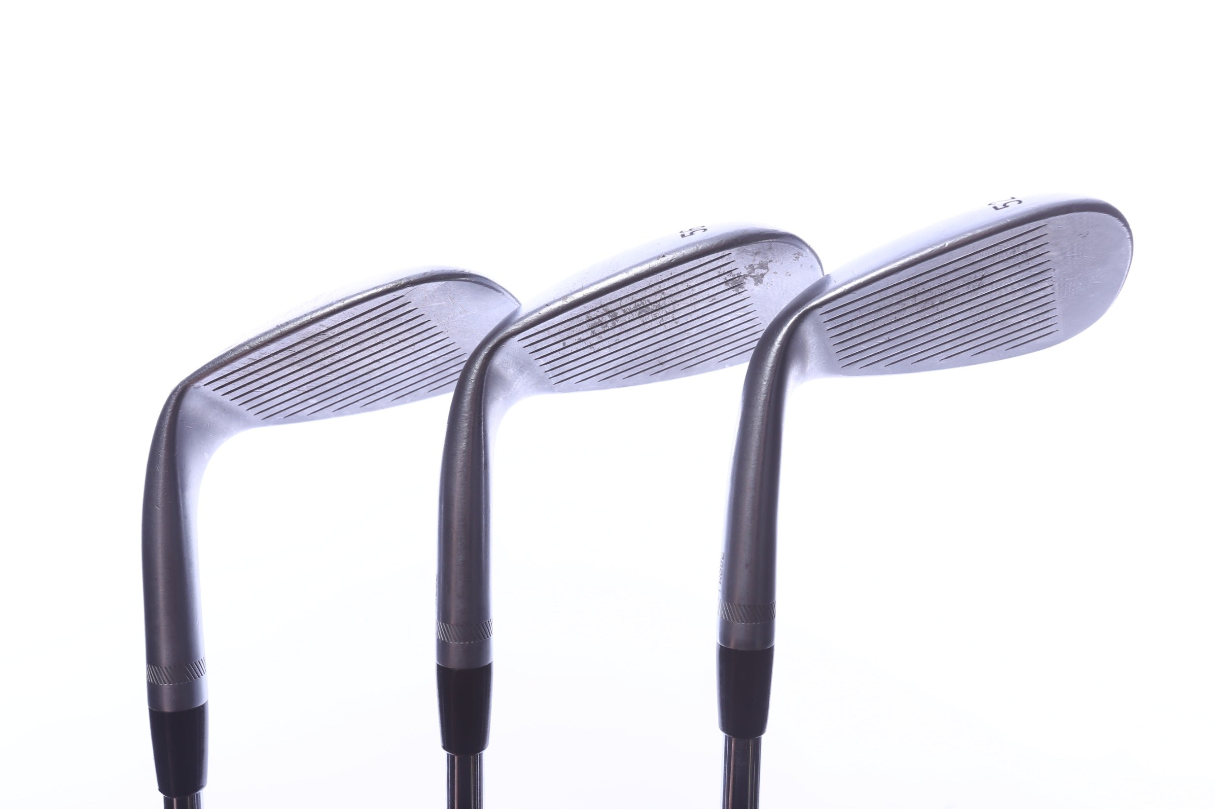 Used Titleist Vokey Spin Milled CC Chrome Wedge Set - Right-Handed - 52*, 56*, 60* - Wedge Flex