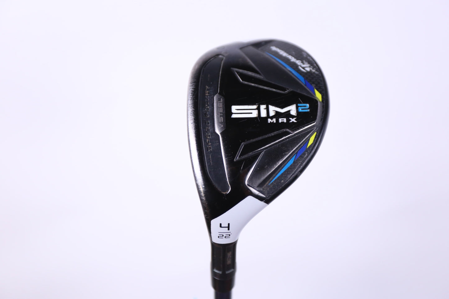 Used TaylorMade SIM2 Rescue 4H Hybrid - Left-Handed - 22 Degrees - Stiff Flex-Next Round