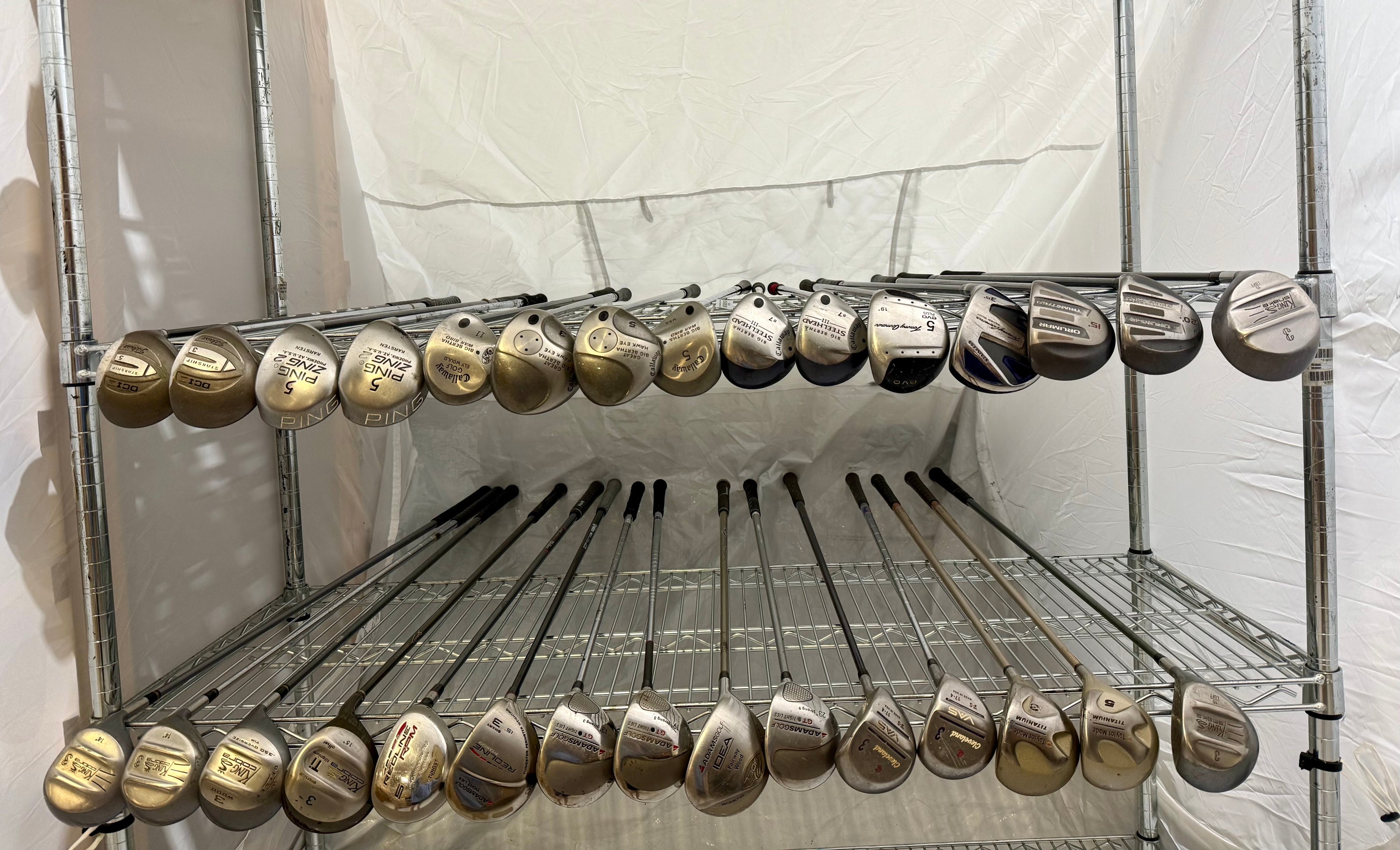 Wholesale Lot 30 Golf Clubs - Assorted Fairway Woods-Next Round