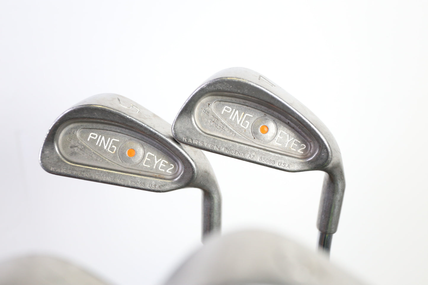 Used Ping Eye 2 Iron Set - Right-Handed - 4-7 - Stiff Flex- Orange Dot-Next Round