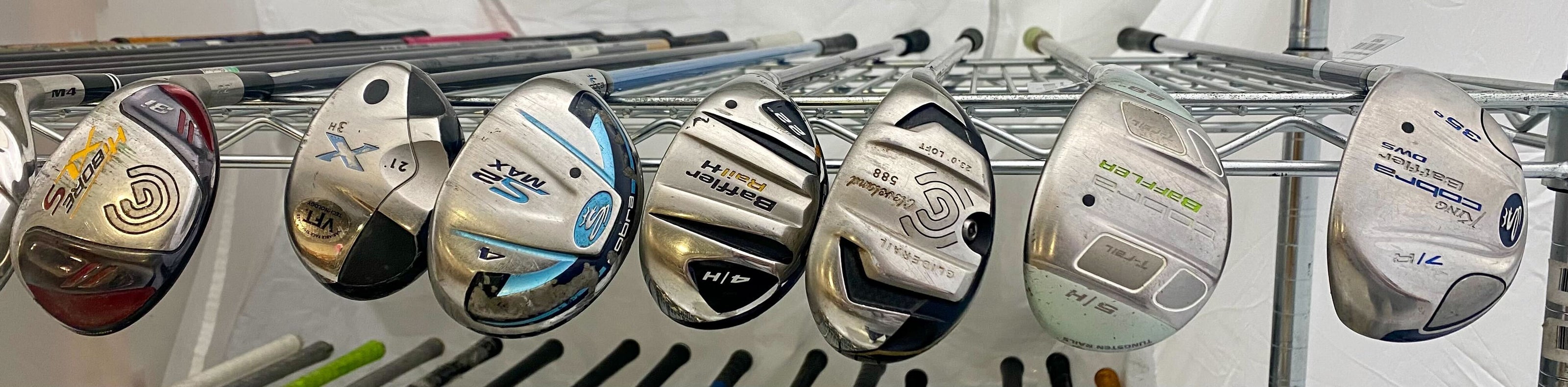Wholesale Lot of 30 Golf Clubs - Assorted Hybrids-Next Round