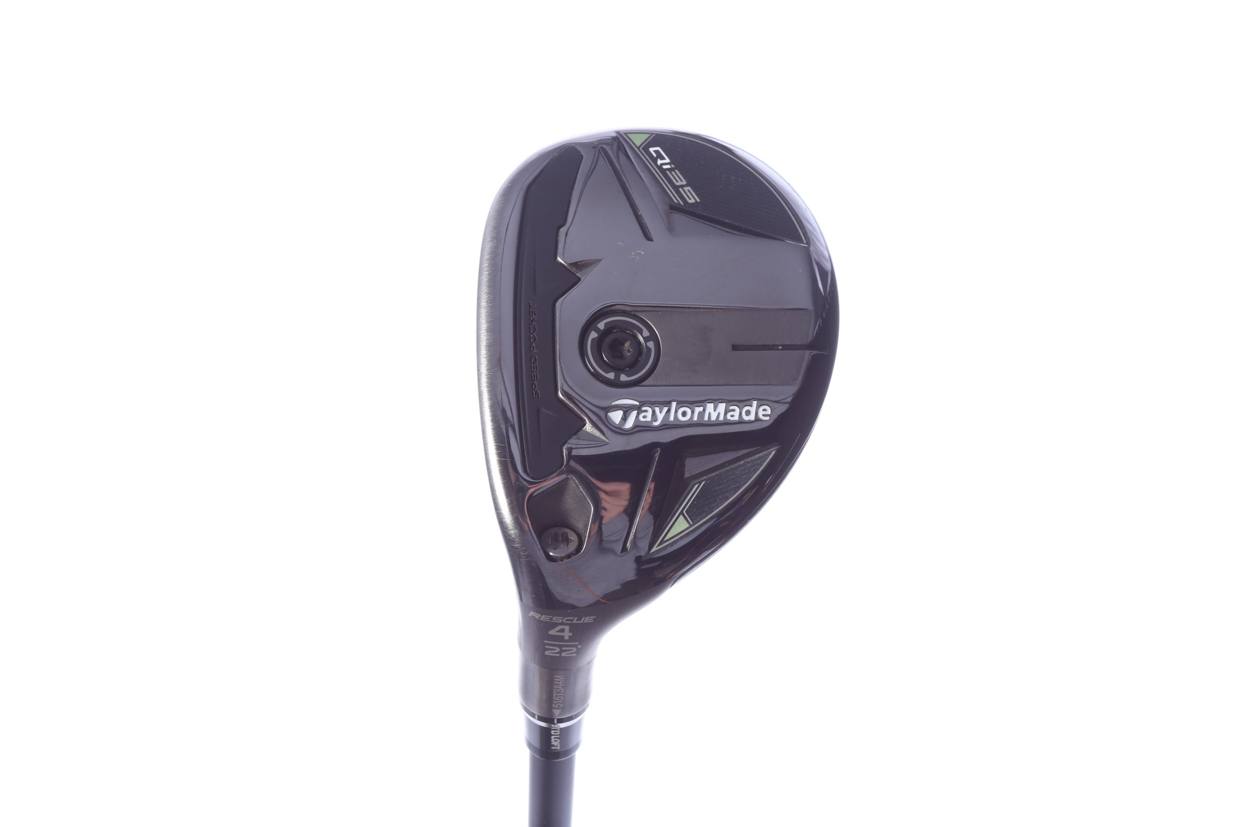Used TaylorMade Qi35 Rescue 4H Hybrid - Left-Handed - 22 Degrees - Regular Flex-Next Round