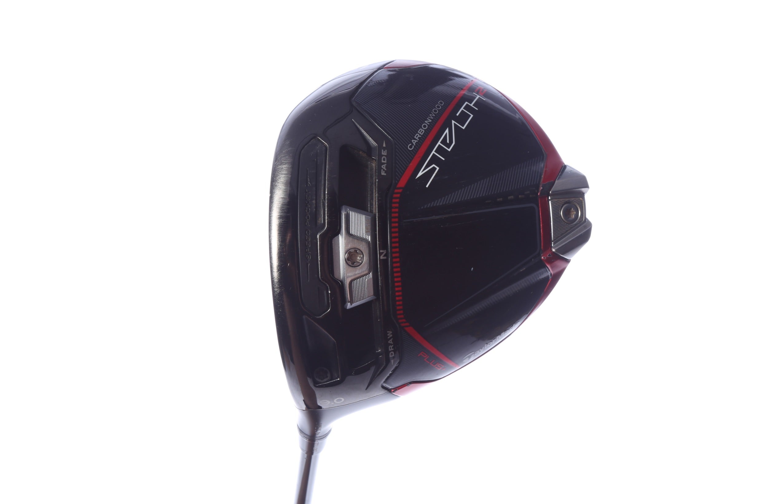 Used TaylorMade STEALTH 2 PLUS Driver - 9 Degrees - Stiff Flex Mitsubishi Kai'li Red - Left-Handed